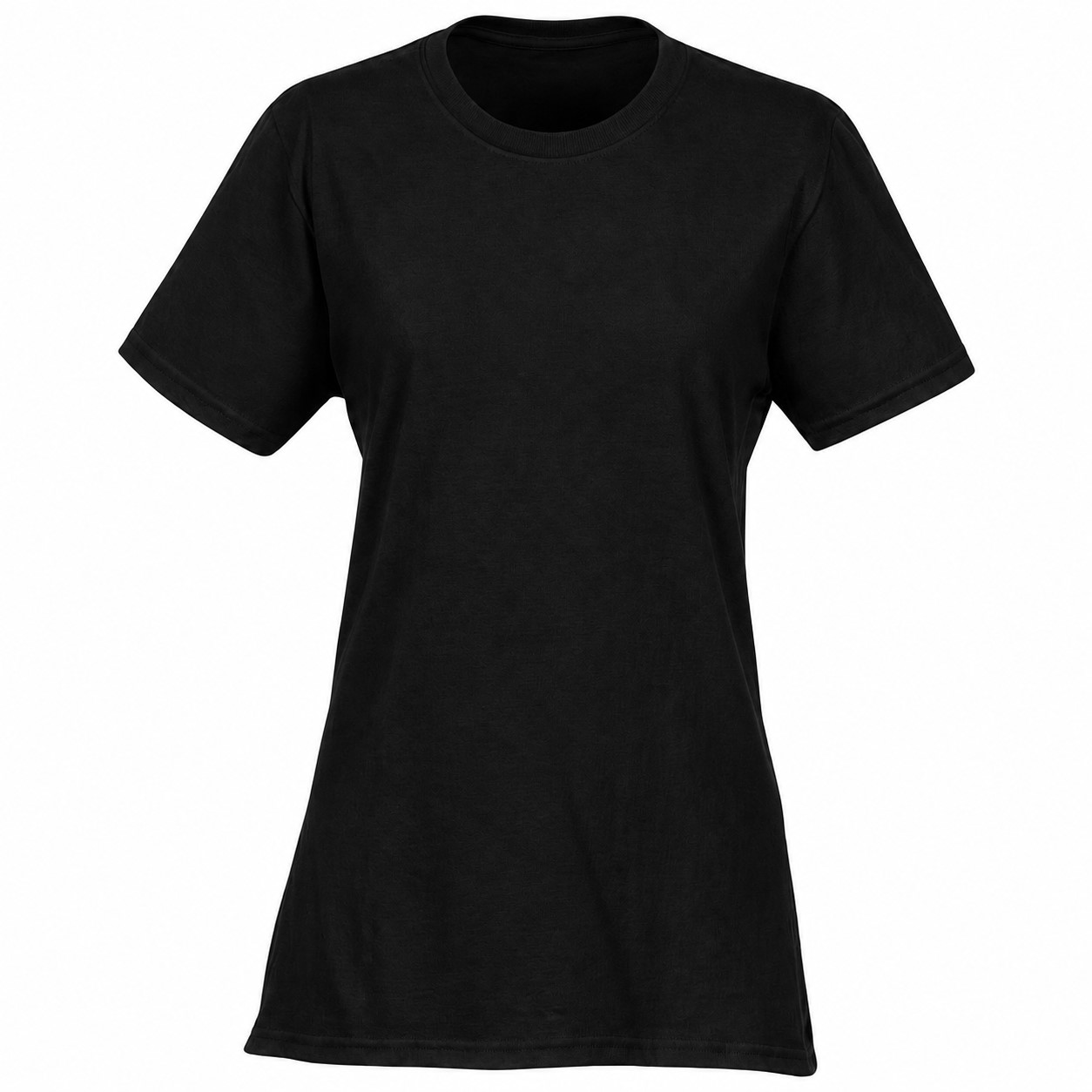 Ladies Blend Short Sleeve Tee — Black