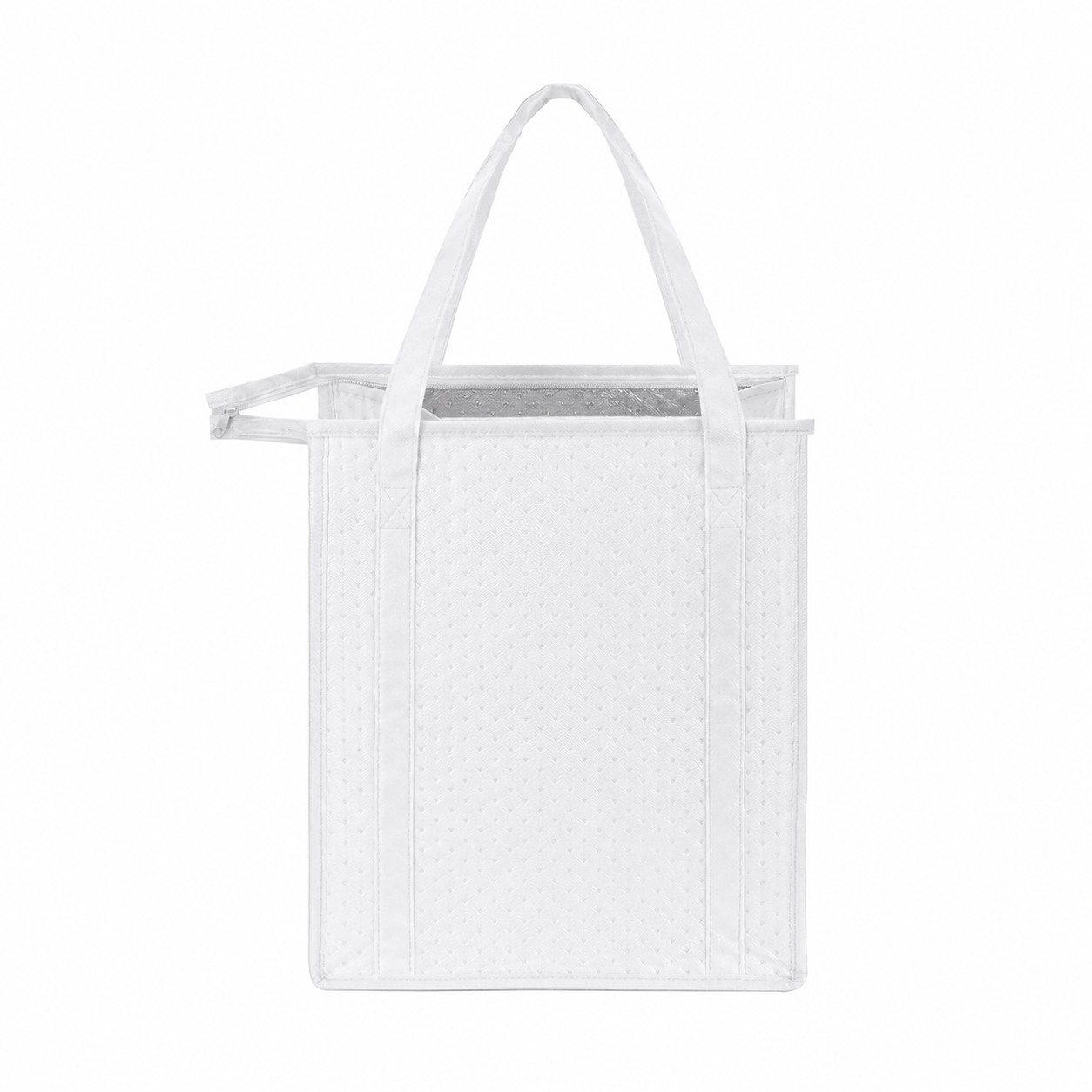 Reinforced Handles Cooler Tote — White
