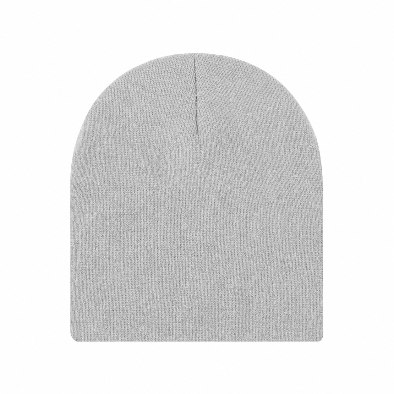 Acrylic 9" Beanie — Light Gray