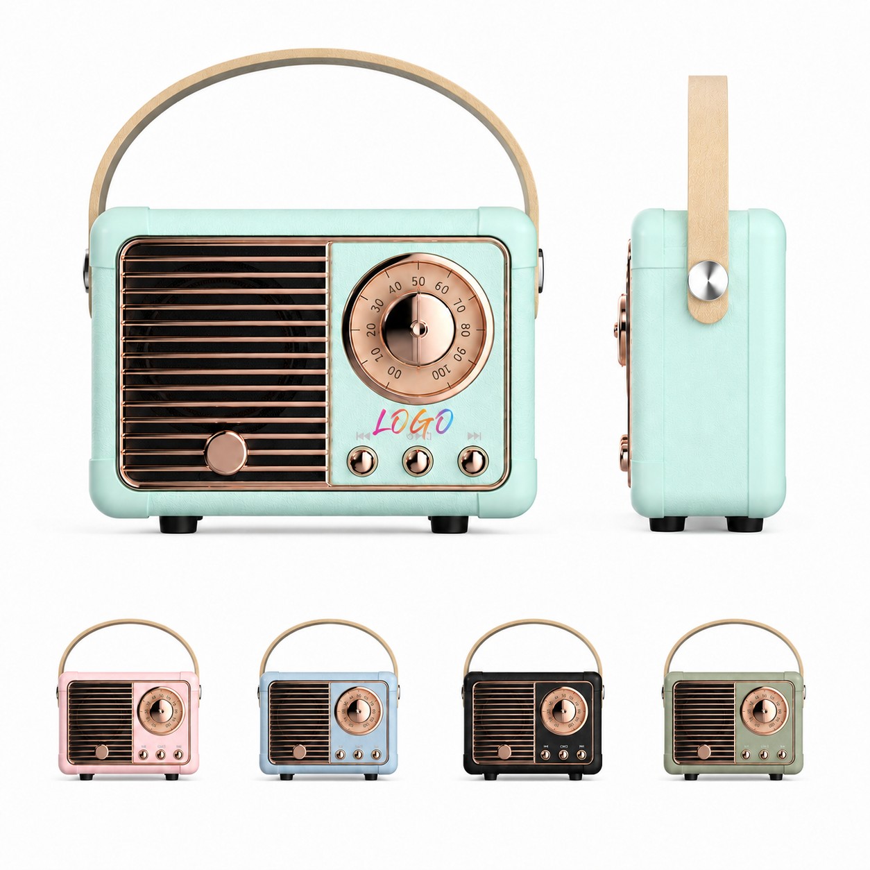 Mini Retro Dial Bluetooth Speaker