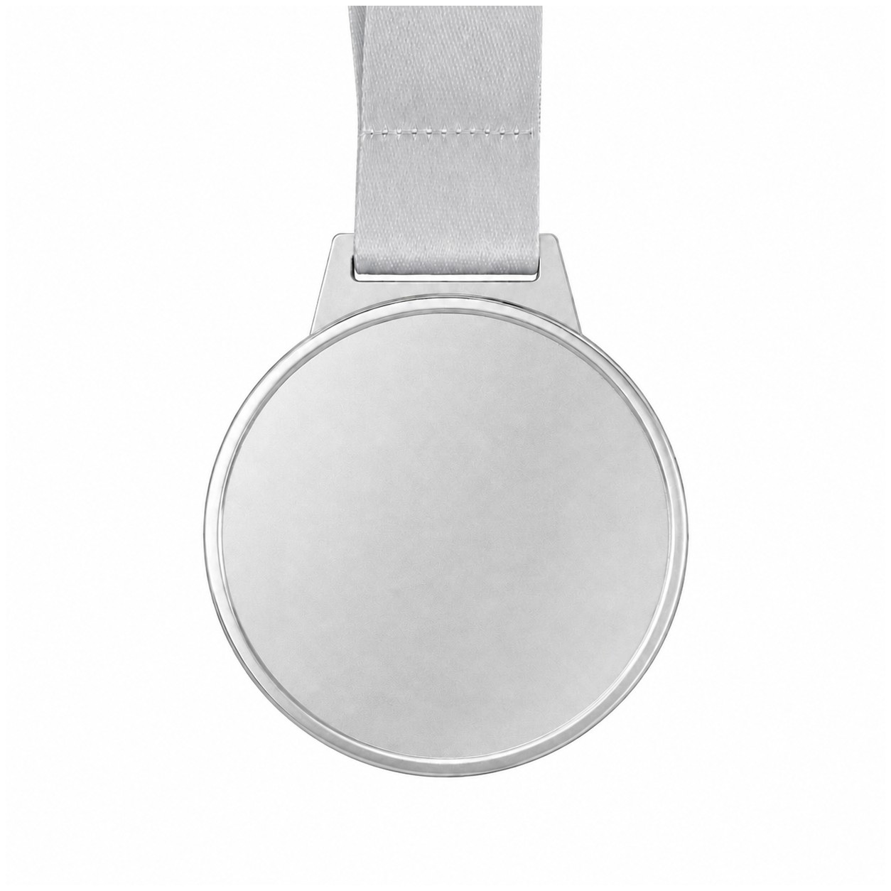 Single Sided Hard Enamel Medal — Silver