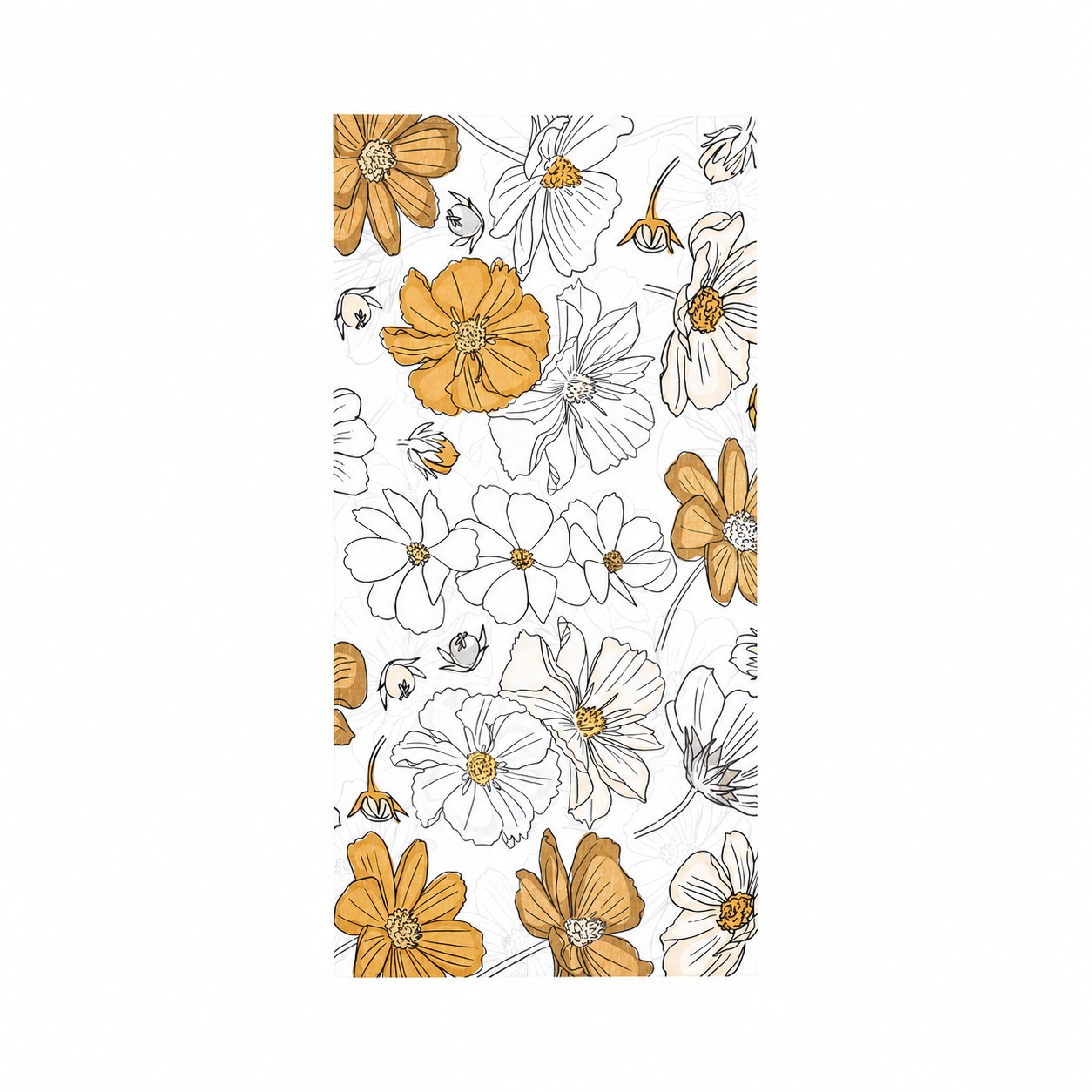 Cotton Velour Beach Towel — White