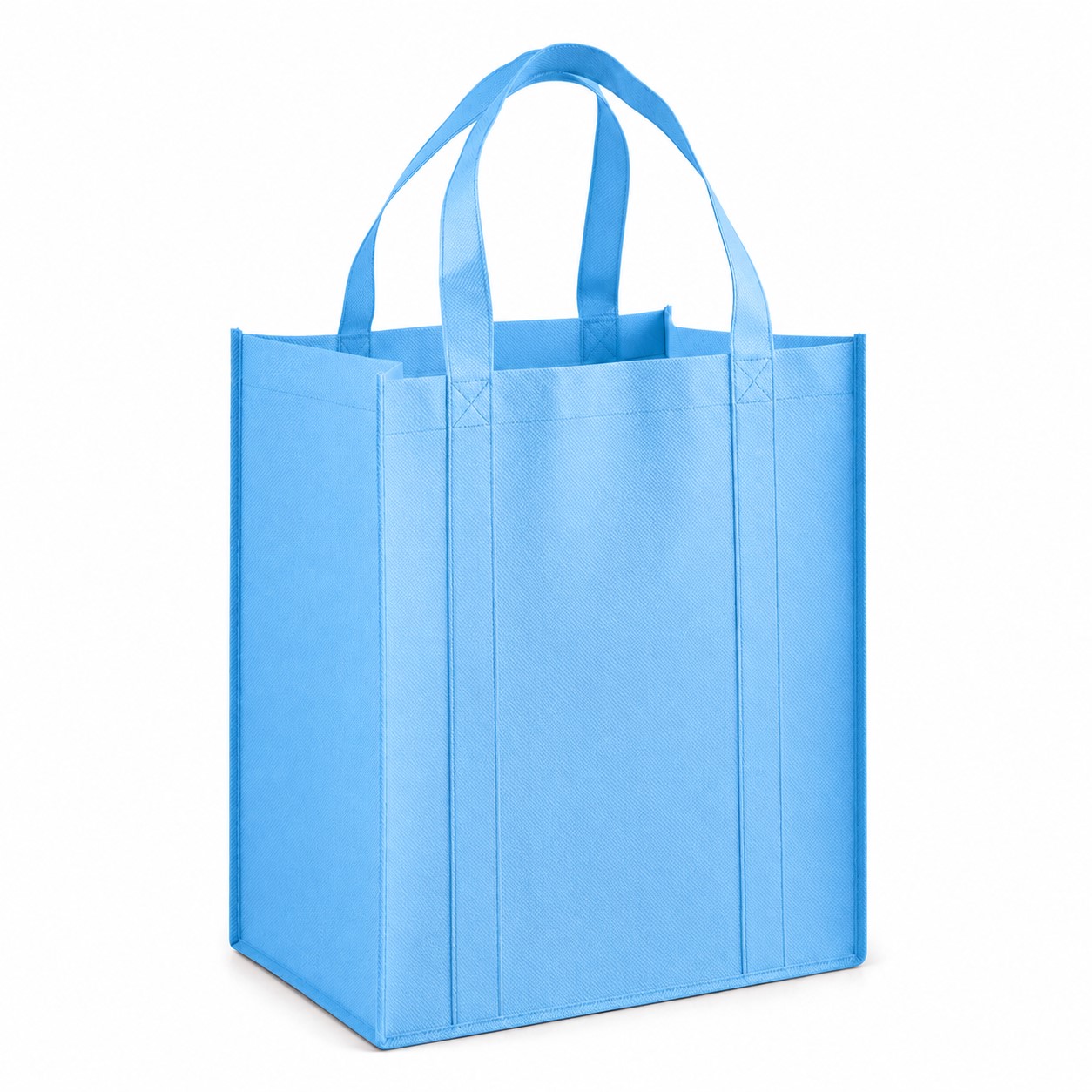 Reinforced Polypropylene Shopping Tote — Sky Blue