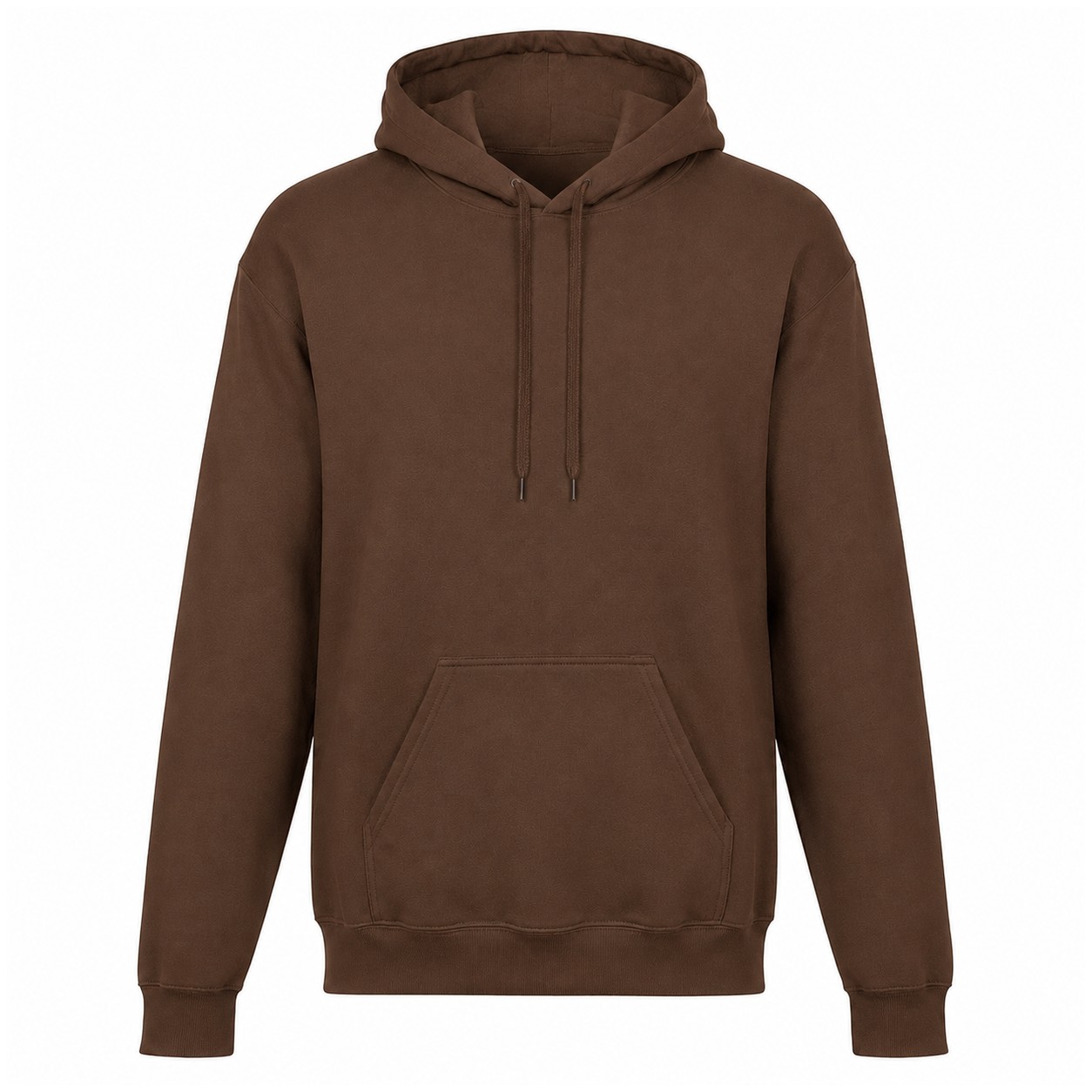 8.4-Ounce Cotton-Polyester Pullover Hoodie — Brown