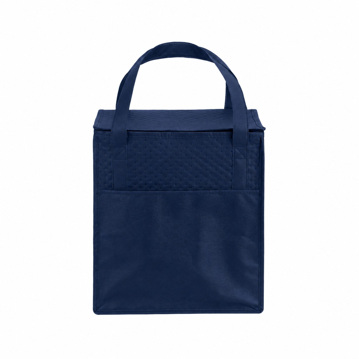 Insulated Non-Woven Shopping Tote — Navy Blue