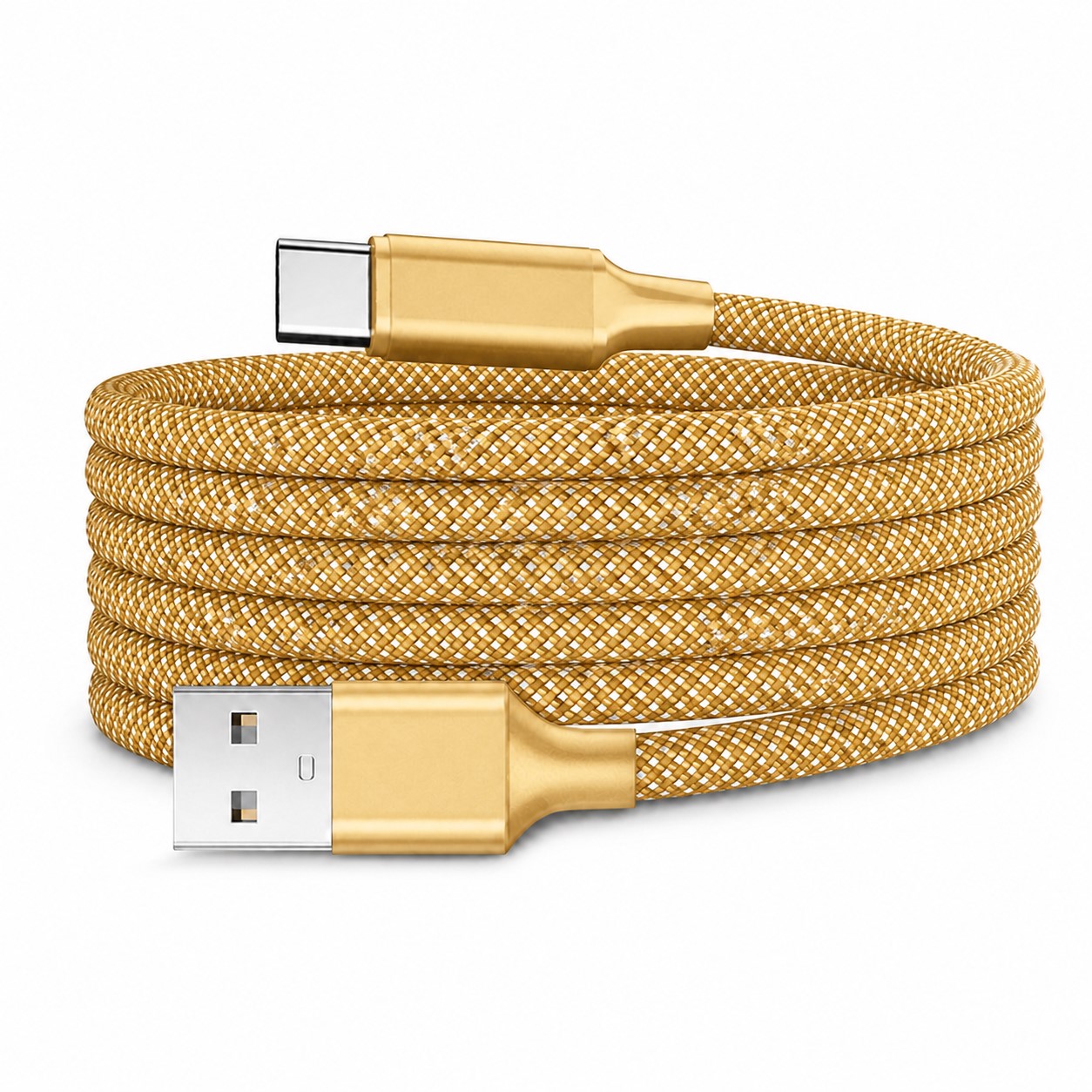 Self Winding Charging Cable — Gold