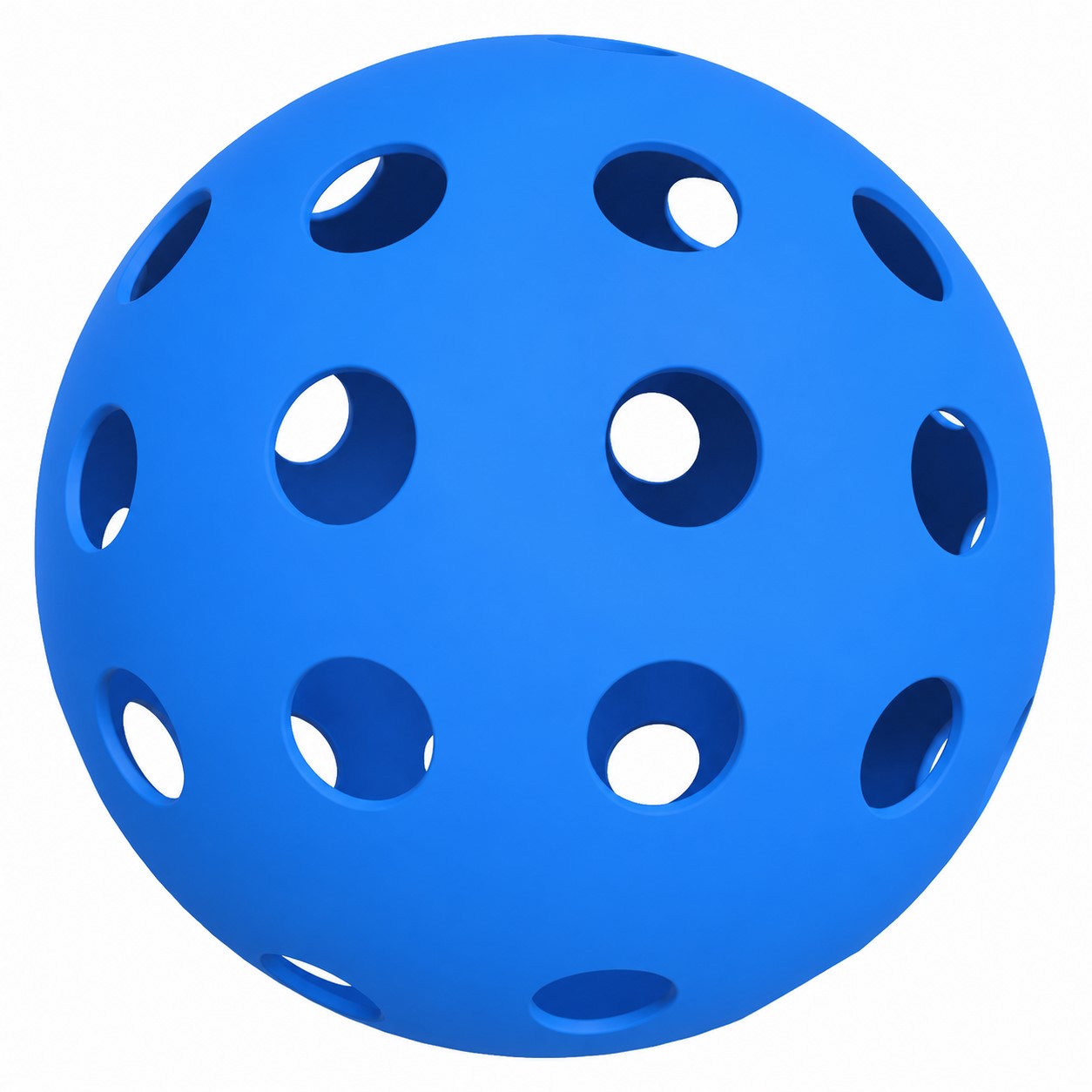 Forty Hole TPE Pickleball Ball — Blue
