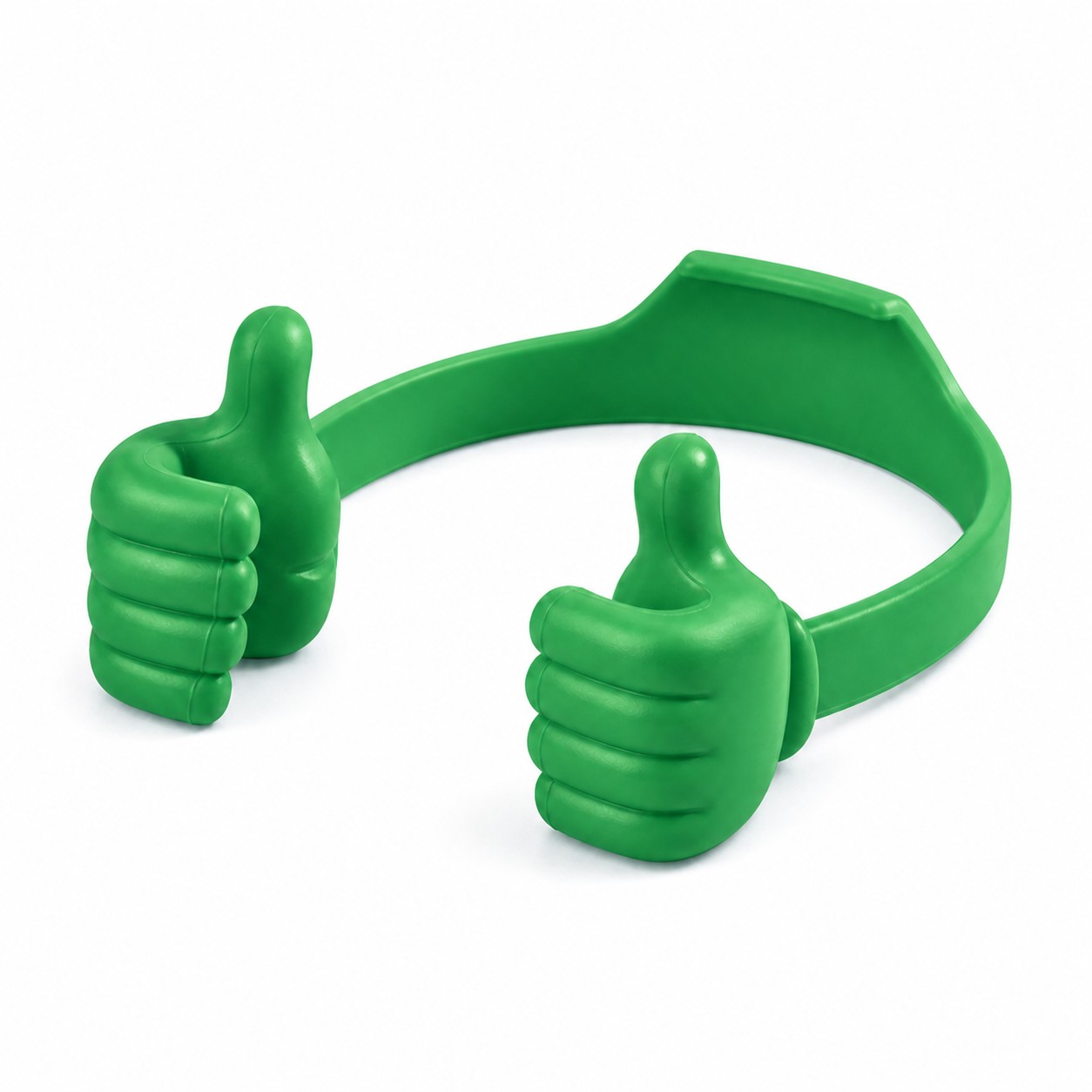 Adjustable Thumbs Up Device Stand — Green
