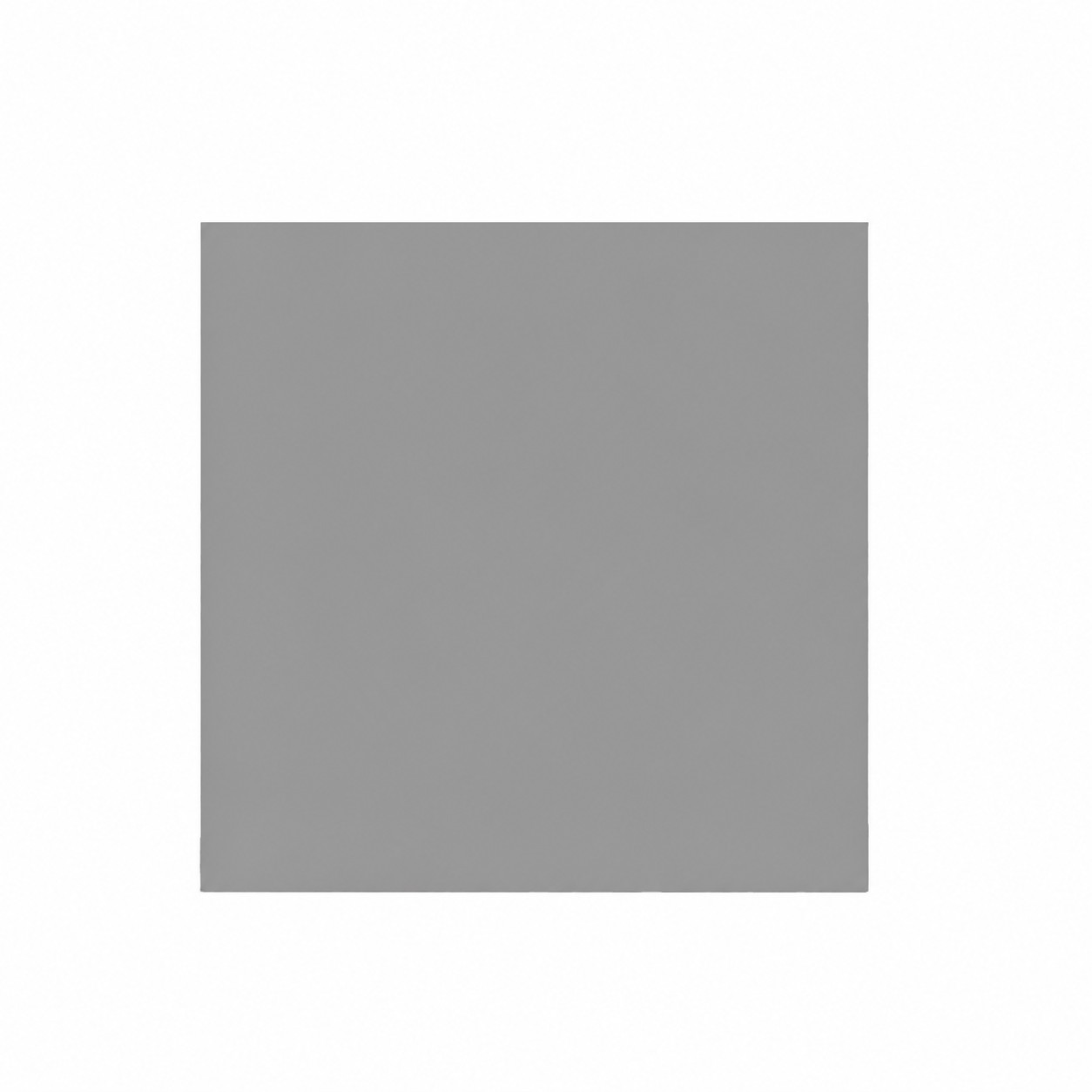 Polyester Square Bandanna — Gray