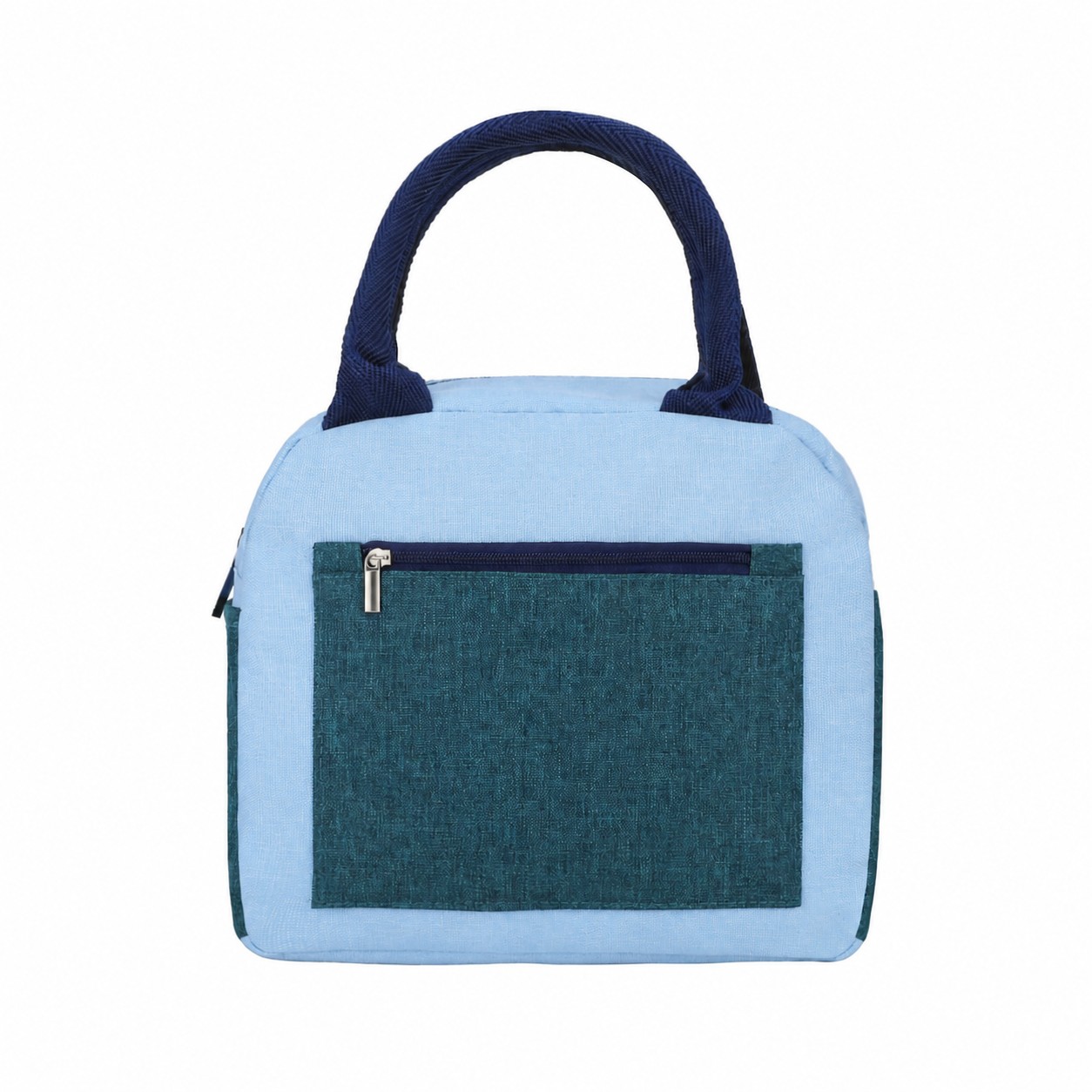 300D Poly Yellow Lunch Cooler — Light Blue