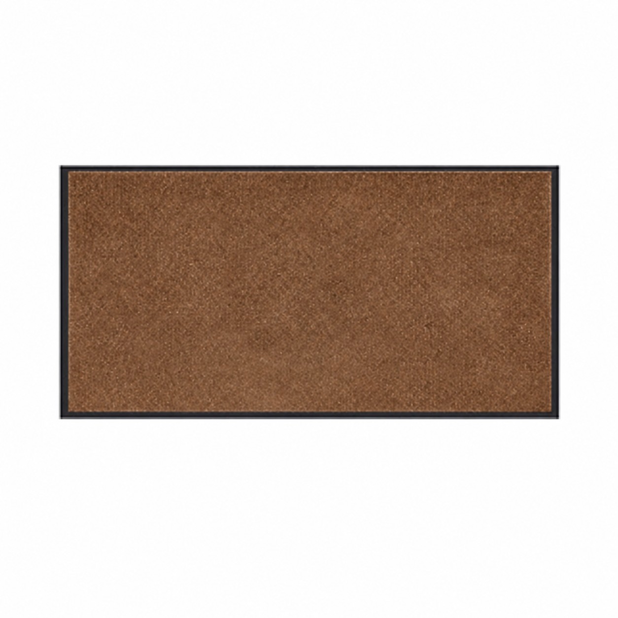 Flax Floor Mat With Nitrile Backing — Brown