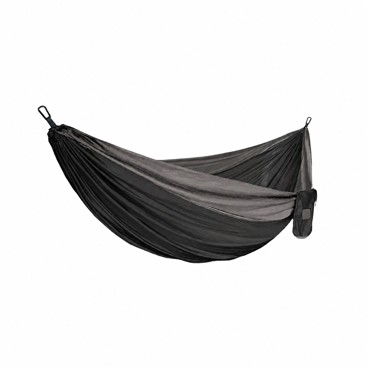 Polyester Camping Hammock Set — Black