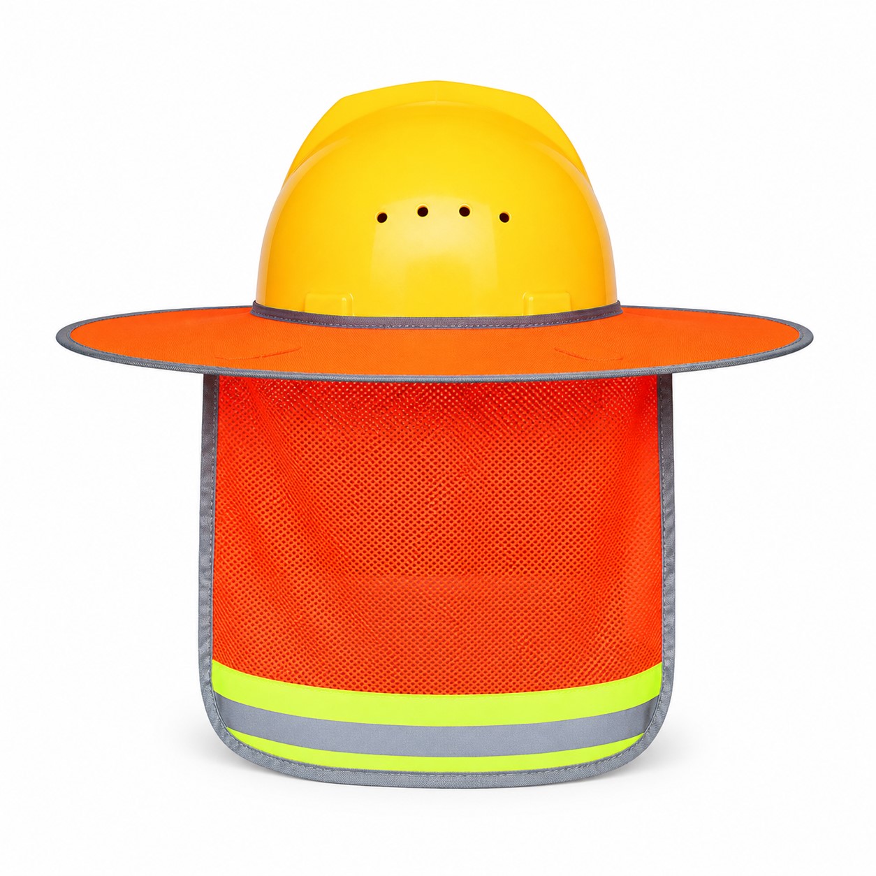 Foldable Mesh Hard Hat Neck Shade — view 2