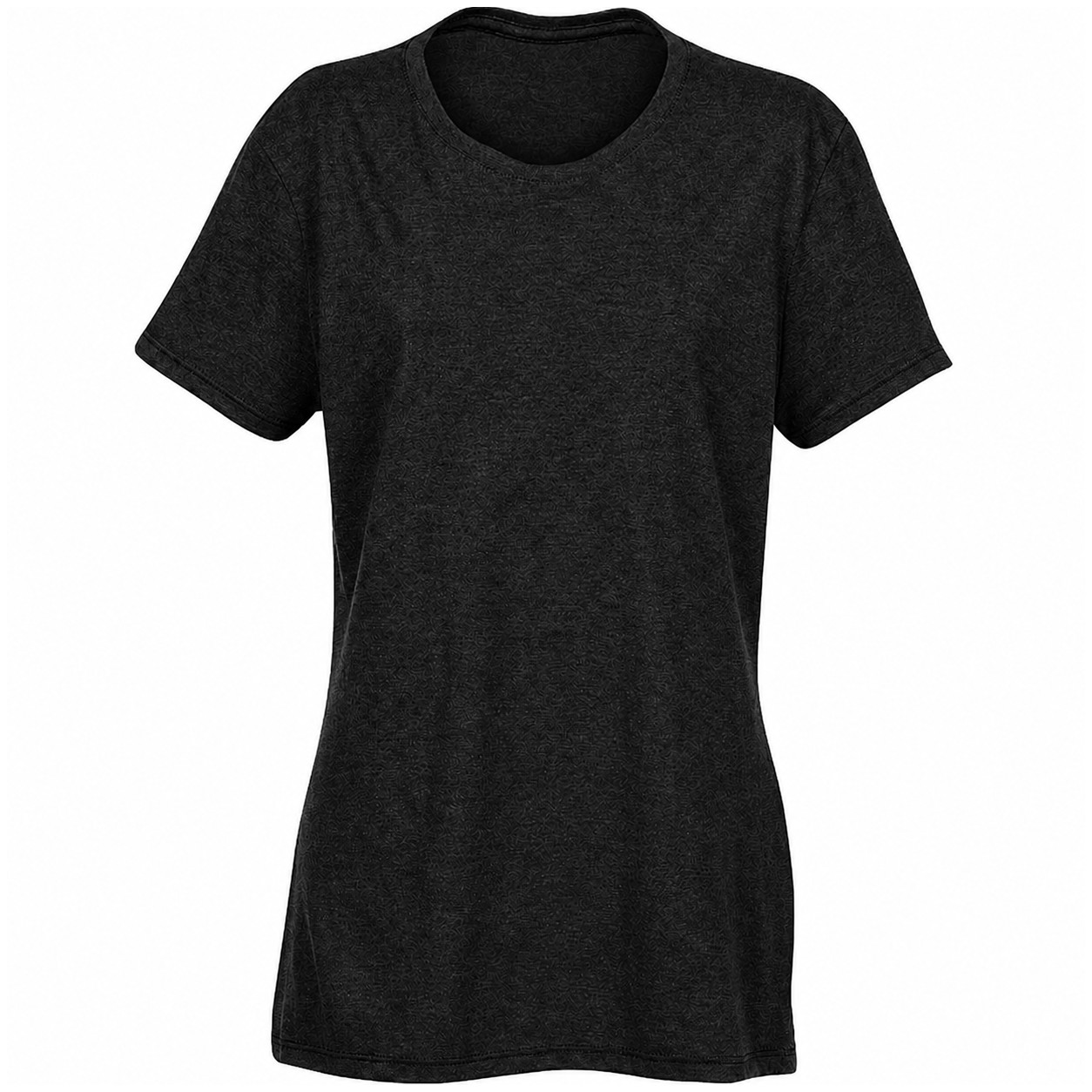 Ladies' Tri-Blend Short-Sleeve Tee — Black