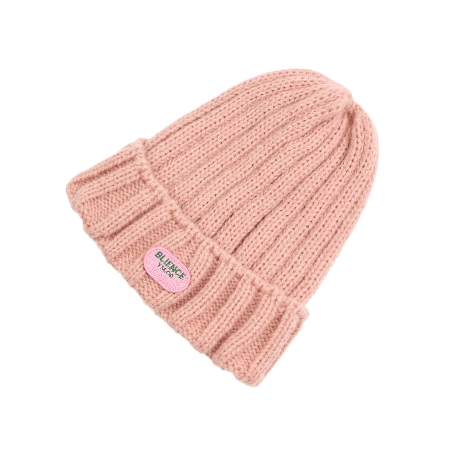 Yarn Cable Knit Cuffed Beanie — view 2