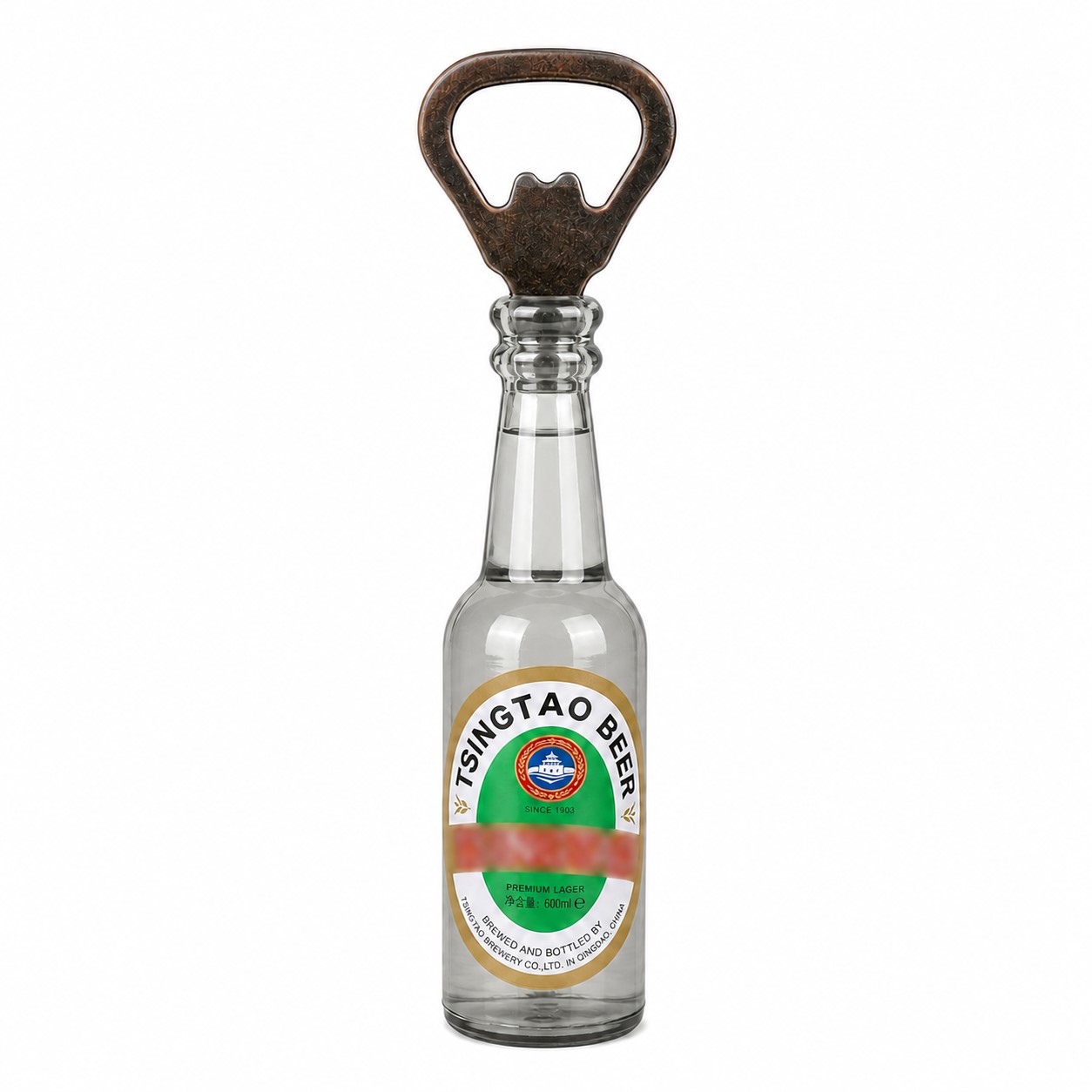 Magnetic Bottle Opener Fridge Accessory — Nickel Silver