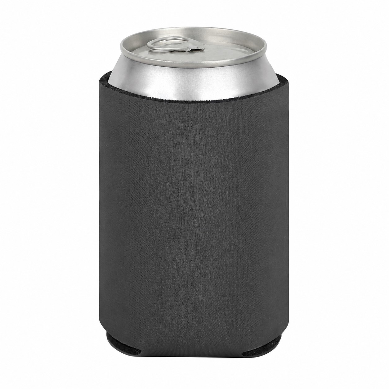 Economy Foam Can Cooler — Dark Gray