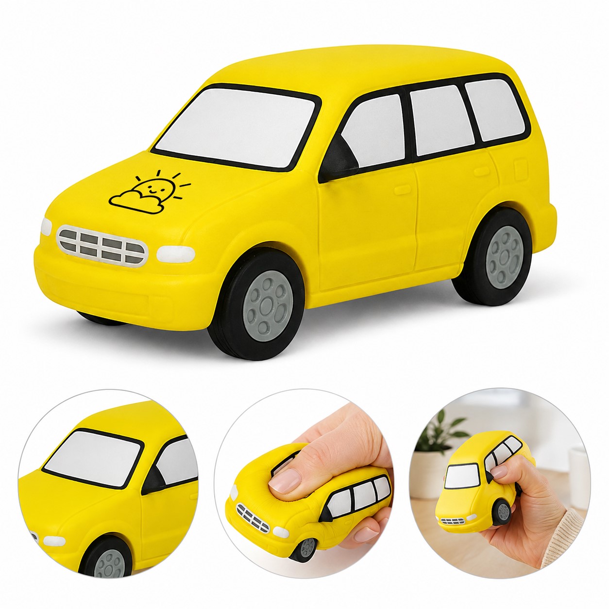 Compact Car Shaped PU Stress Reliever