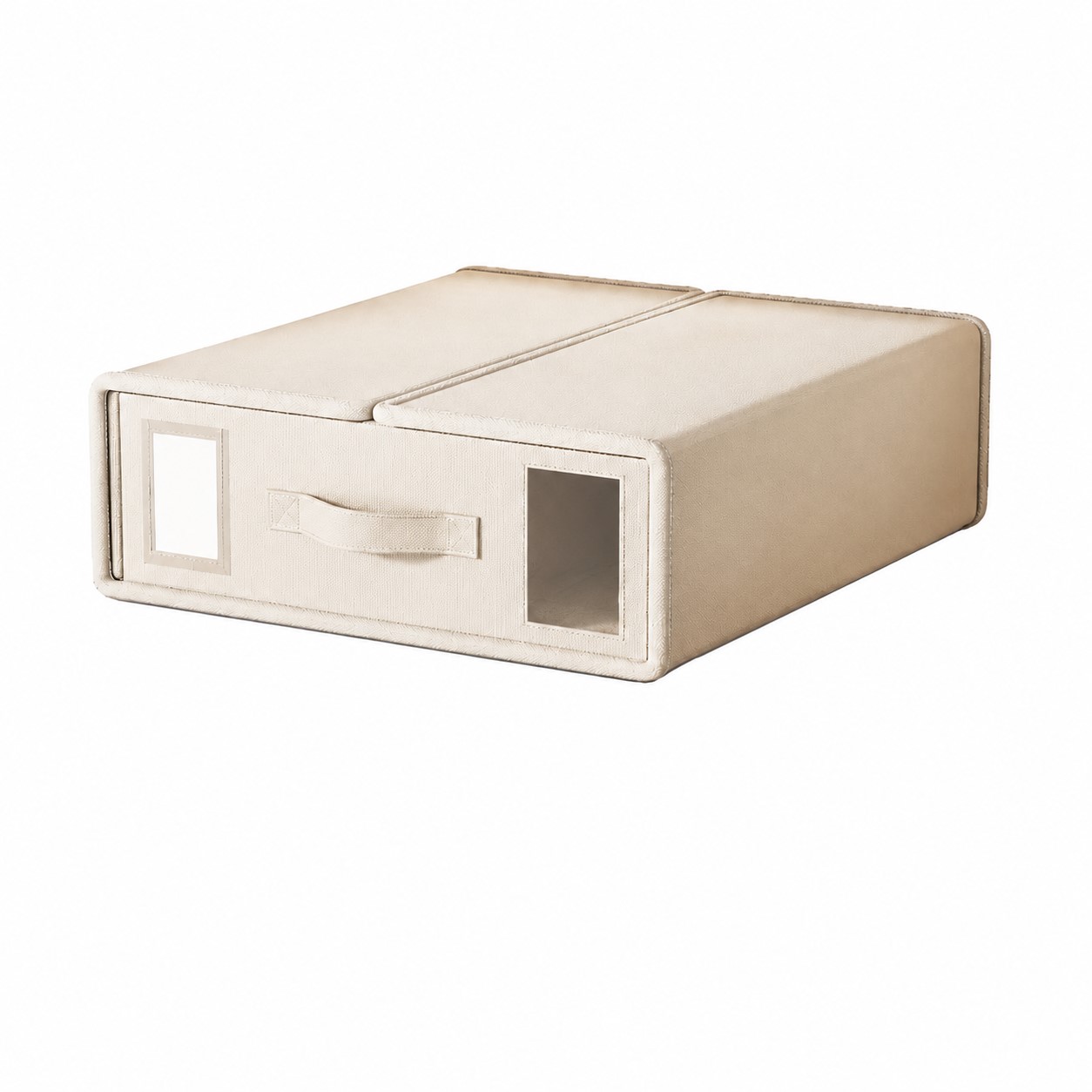 Zippered Cotton Underbed Storage Container — view 2