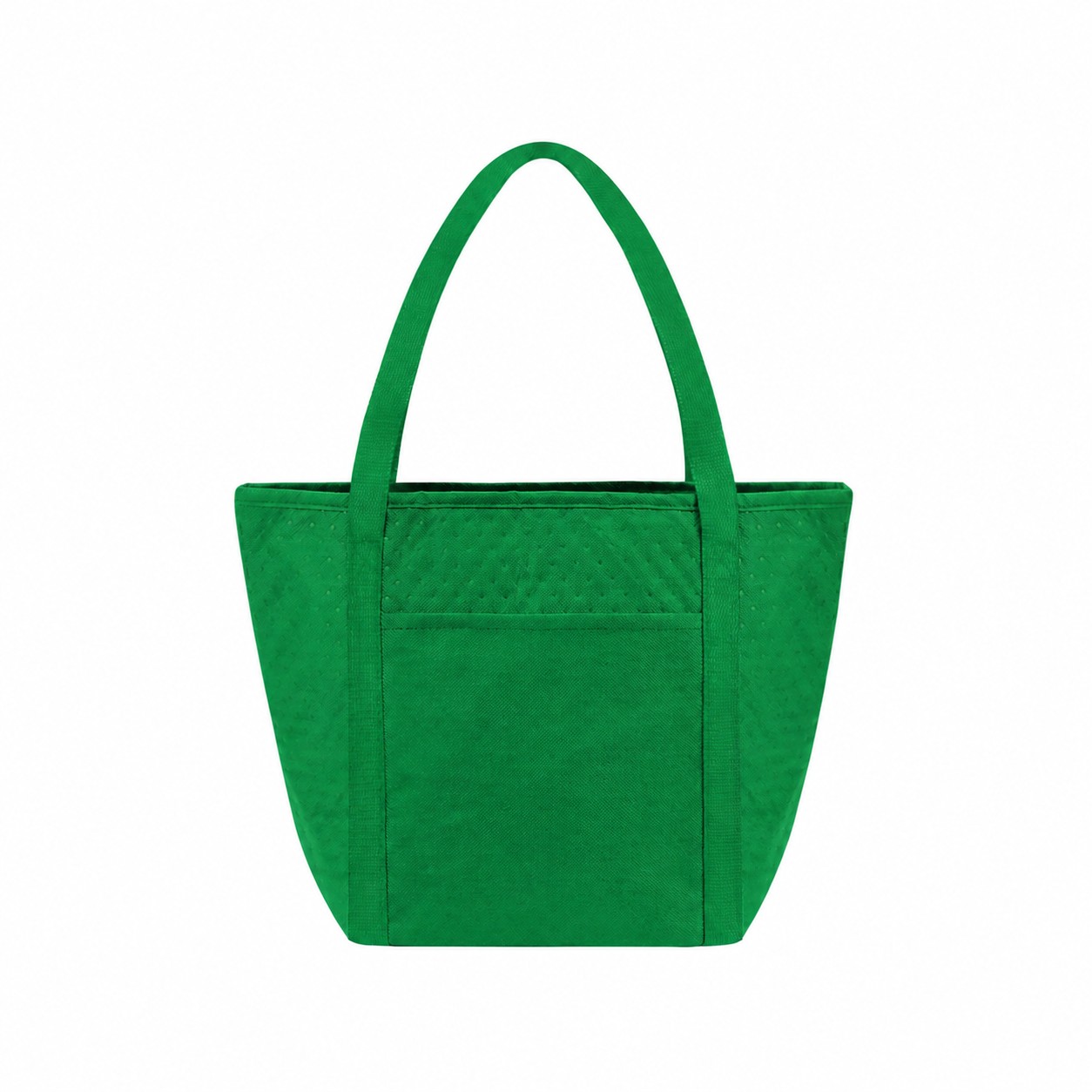 Zipper Roomy Cooler Tote — Green