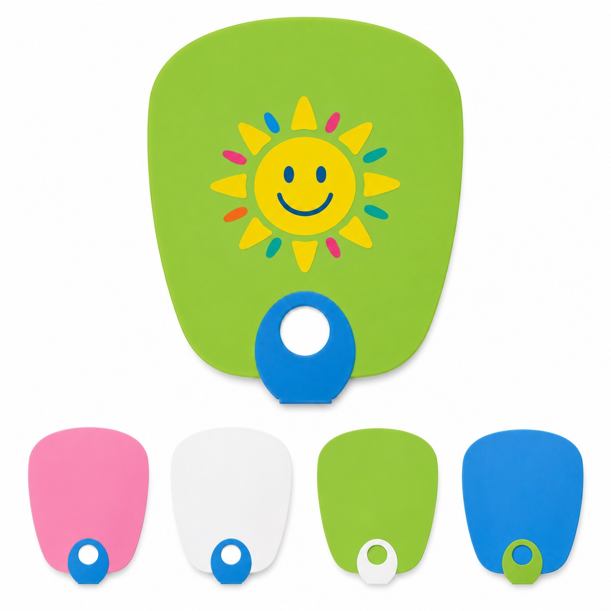 O Shape Polypropylene Hand Fan