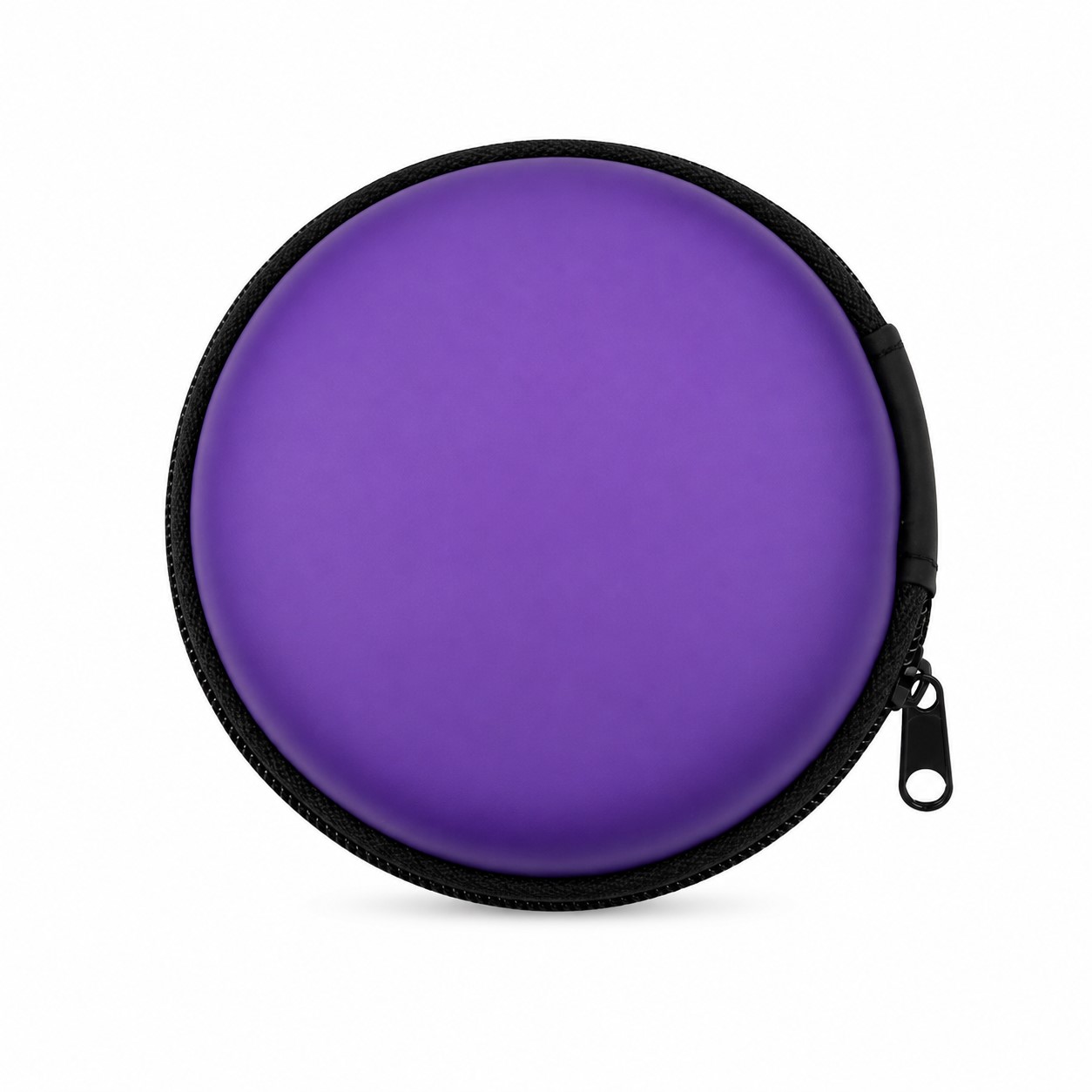 Compact Round ABS Earphone Case — view 2