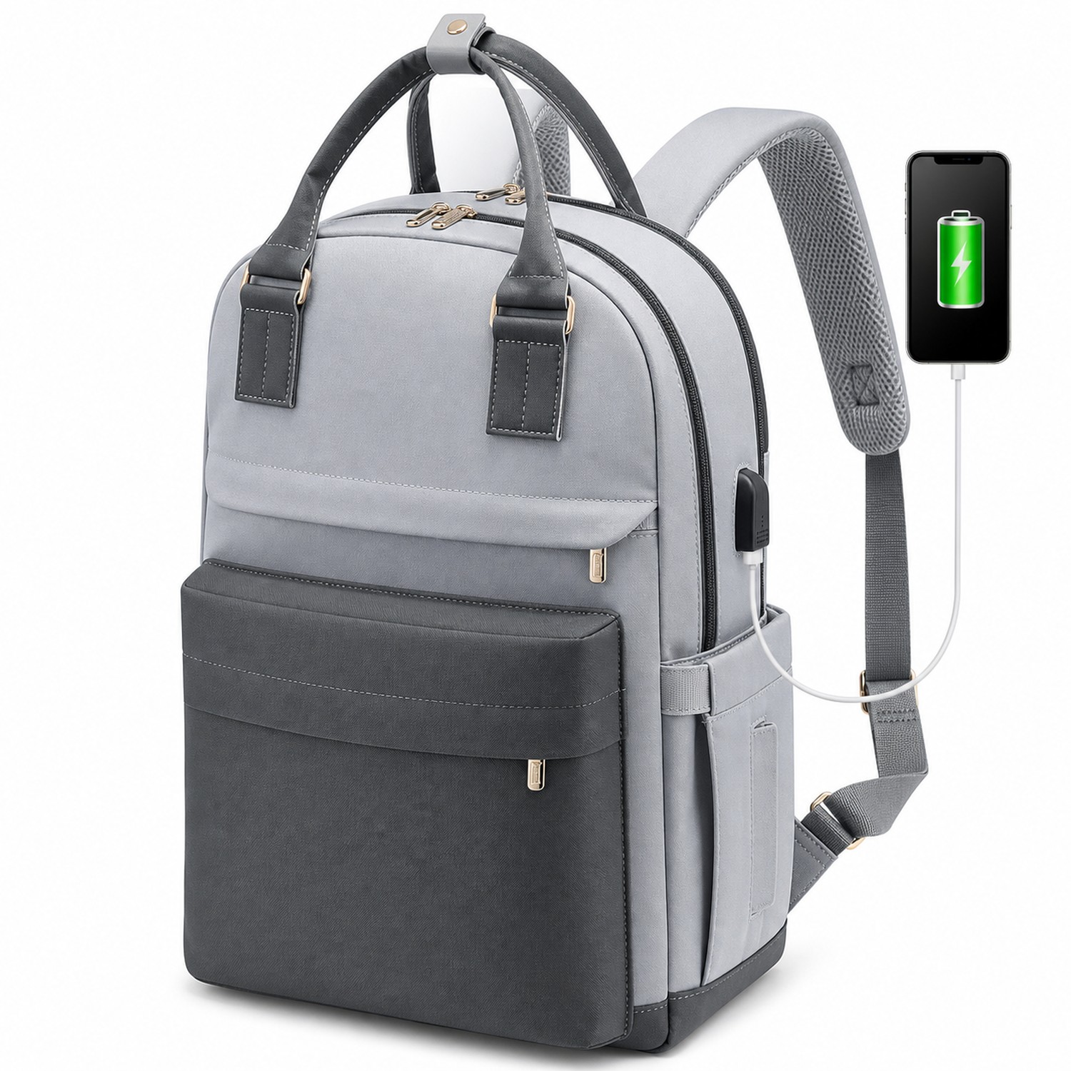 Waterproof Nylon Laptop Backpack — view 2