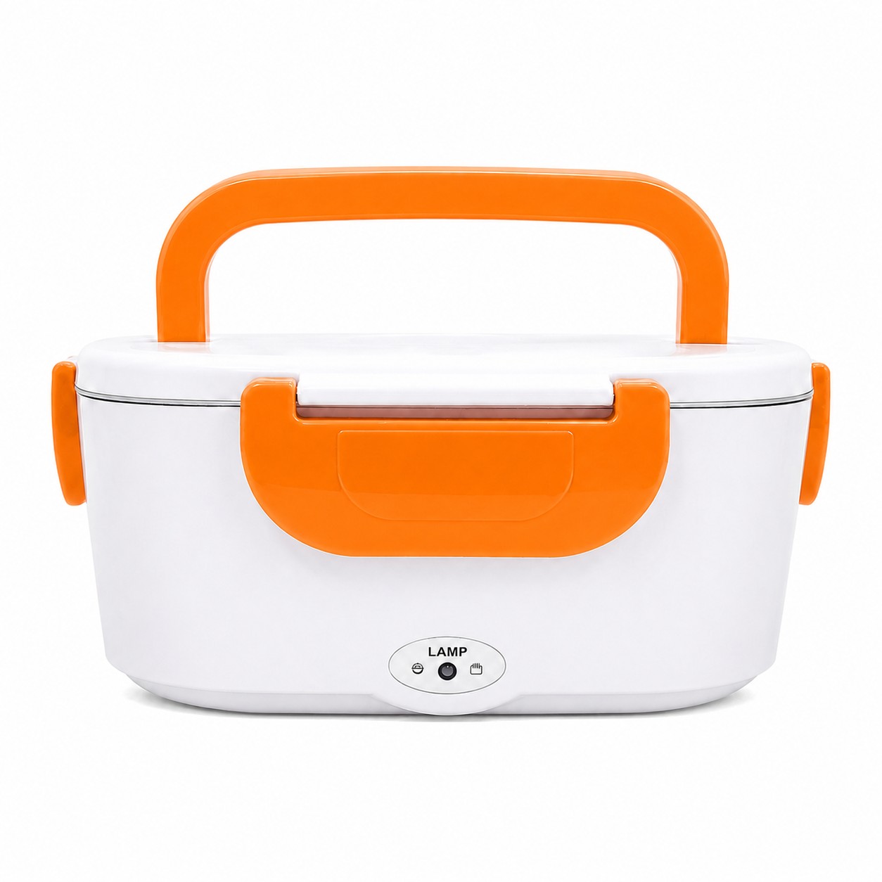 Electric Stainless Lunch Box Warmer — Orange