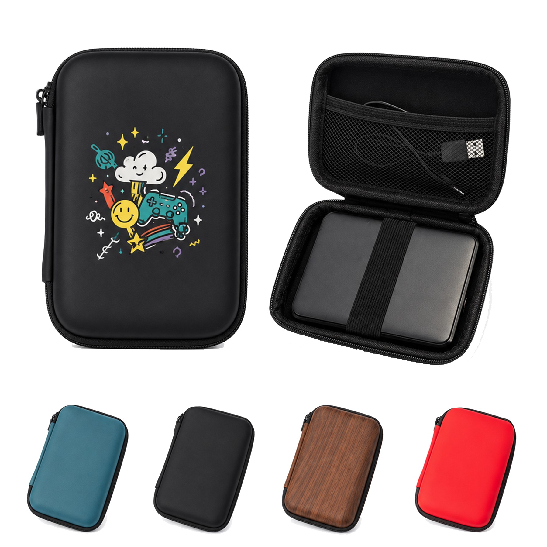 Molded EVA Tech Accessory Organizer Case
