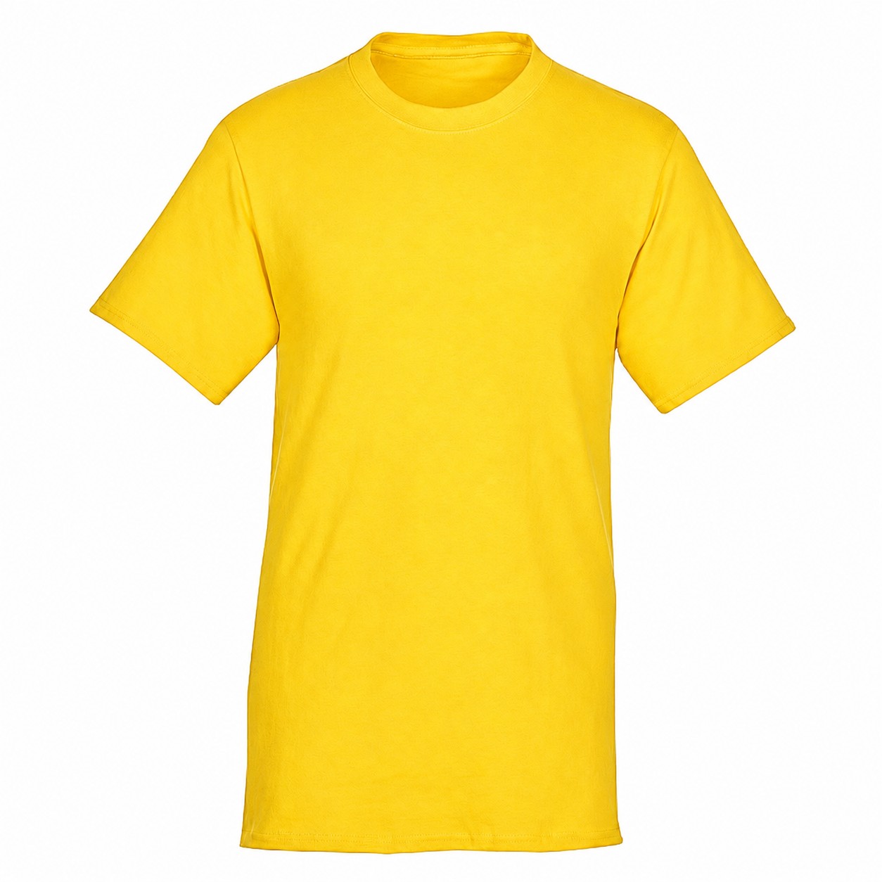 5.4-Ounce Cotton Crewneck Shirt — Yellow