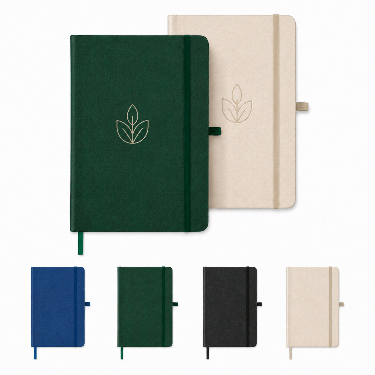 Woodgrain Faux Leather Writing Journal