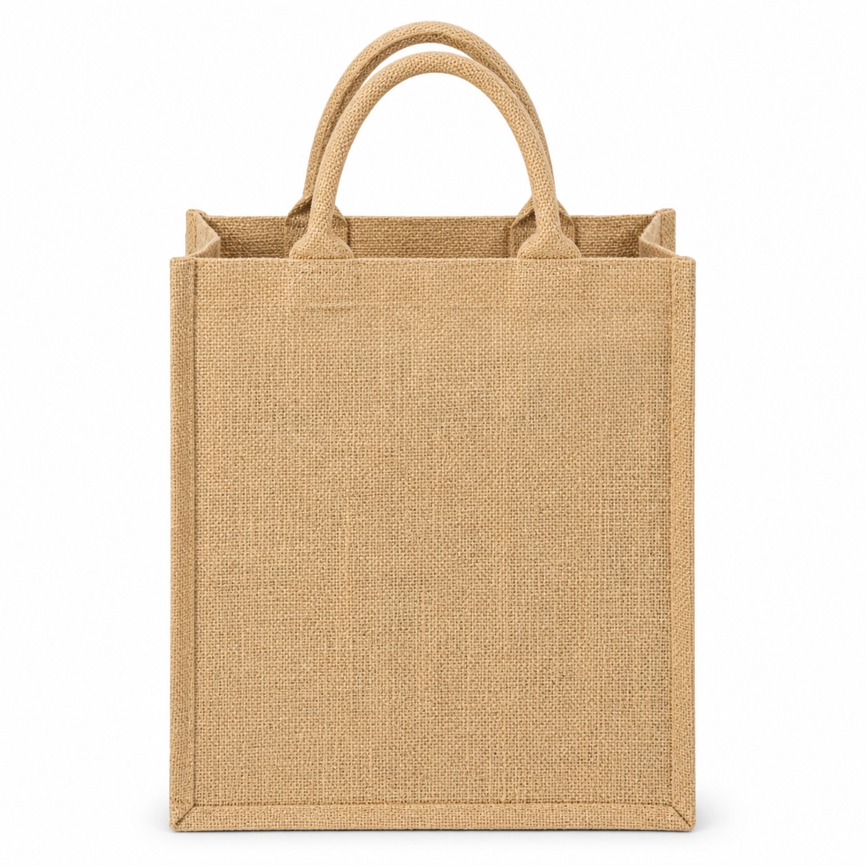 Natural Polyester Market Tote With Rounded Handles — view 2