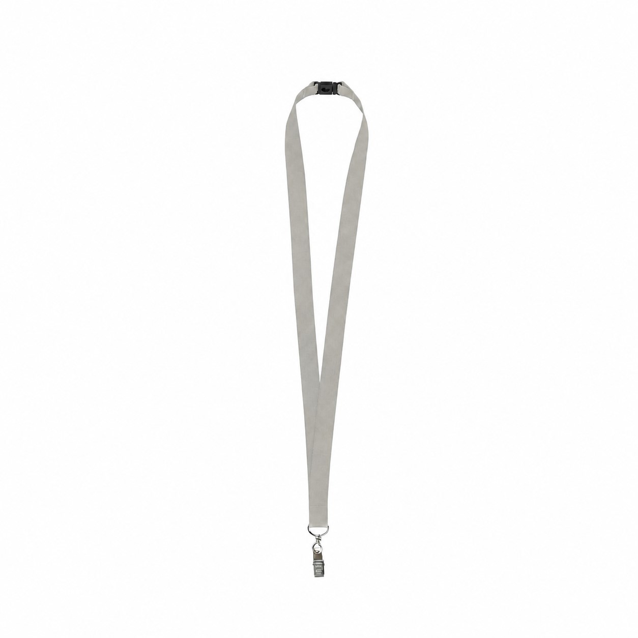 Rear Breakaway Bulldog Clip Lanyard — Nickel Silver
