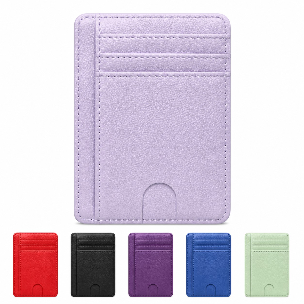 Slim RFID Blocking PU Card Holder