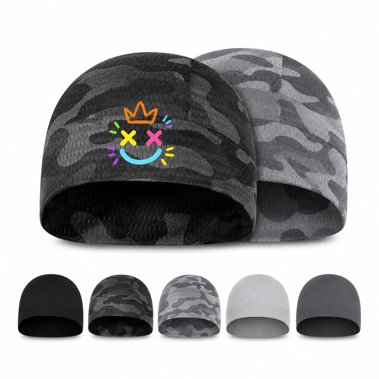 Breathable Nylon Mesh Cycling Skull Cap