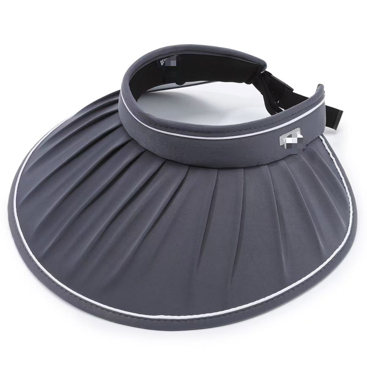 Polyester Shell Pleat Sun Visor — view 2