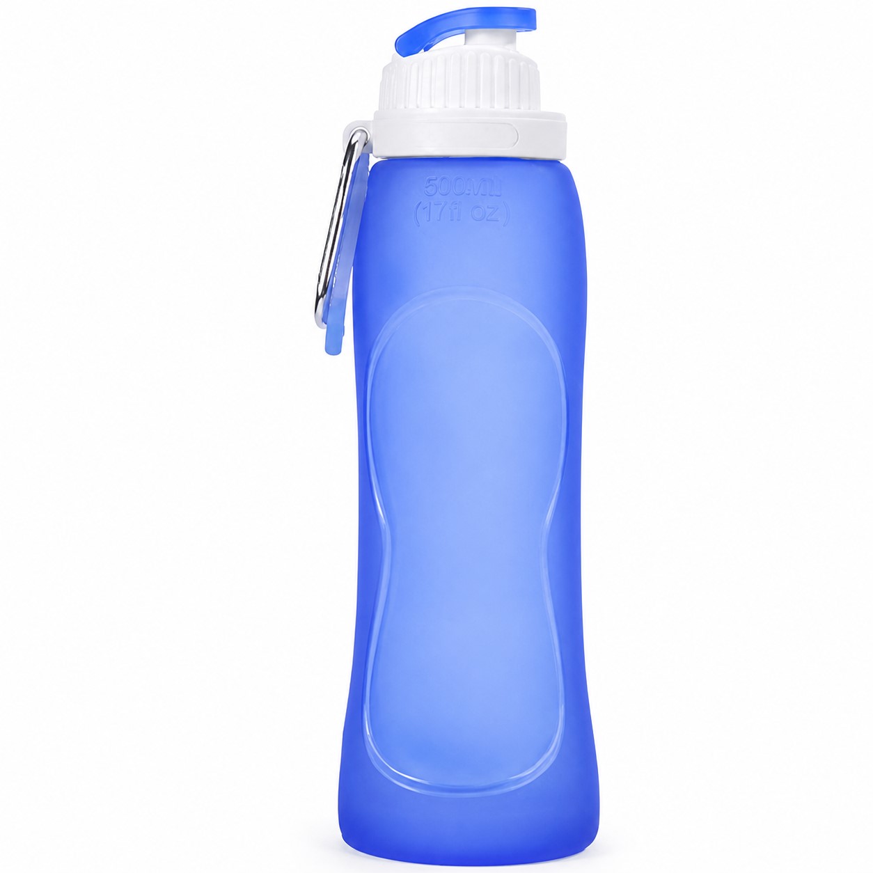 Flexible Polypropylene Hydration Bottle With Carry Clip — view 2