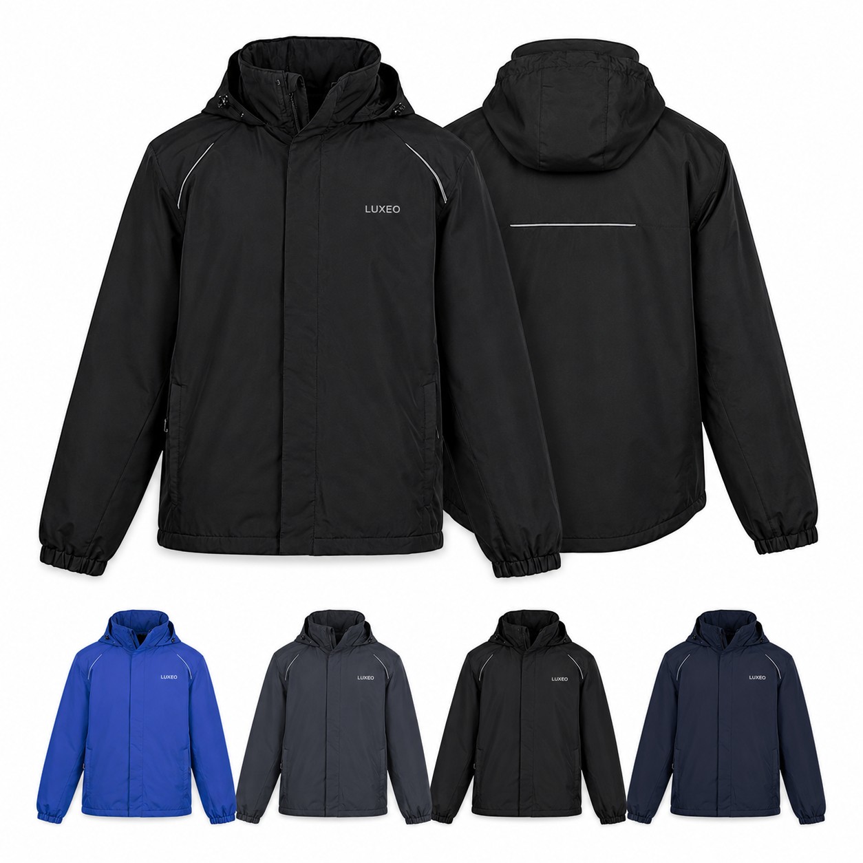 Recycled Nylon Waterproof Rain Jacket