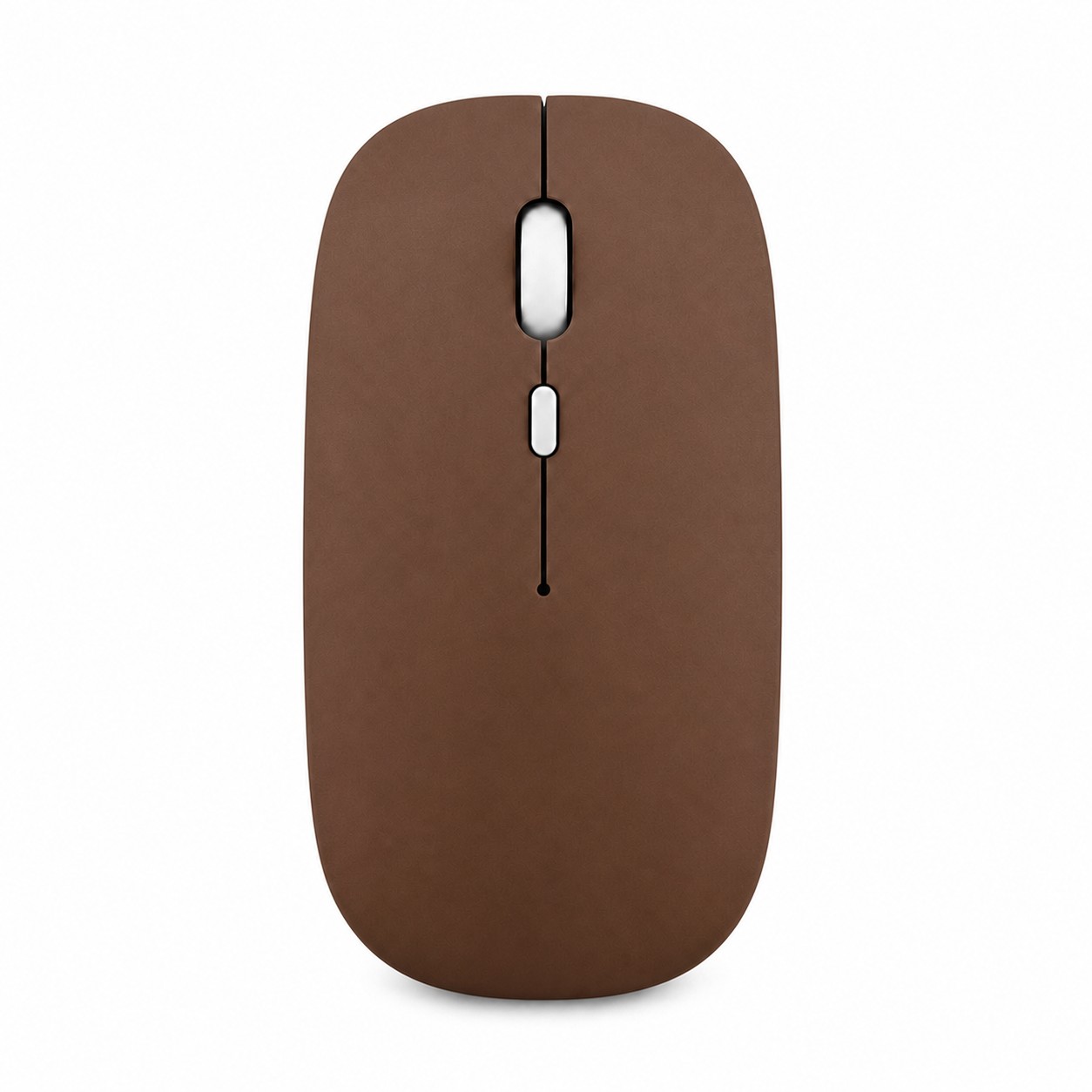 Rechargeable Wireless Bluetooth Mouse — Brown
