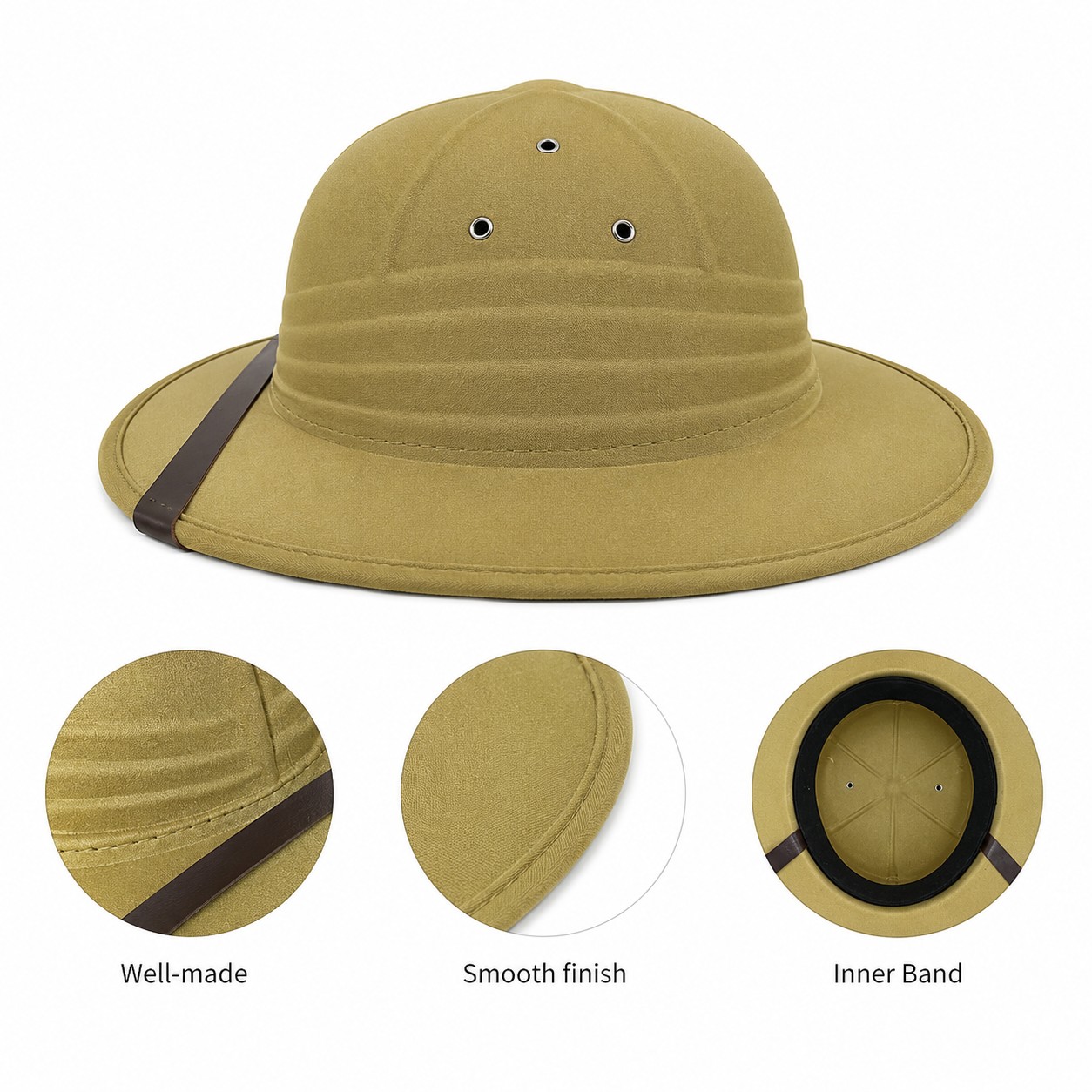 Polyester Safari Costume Hat