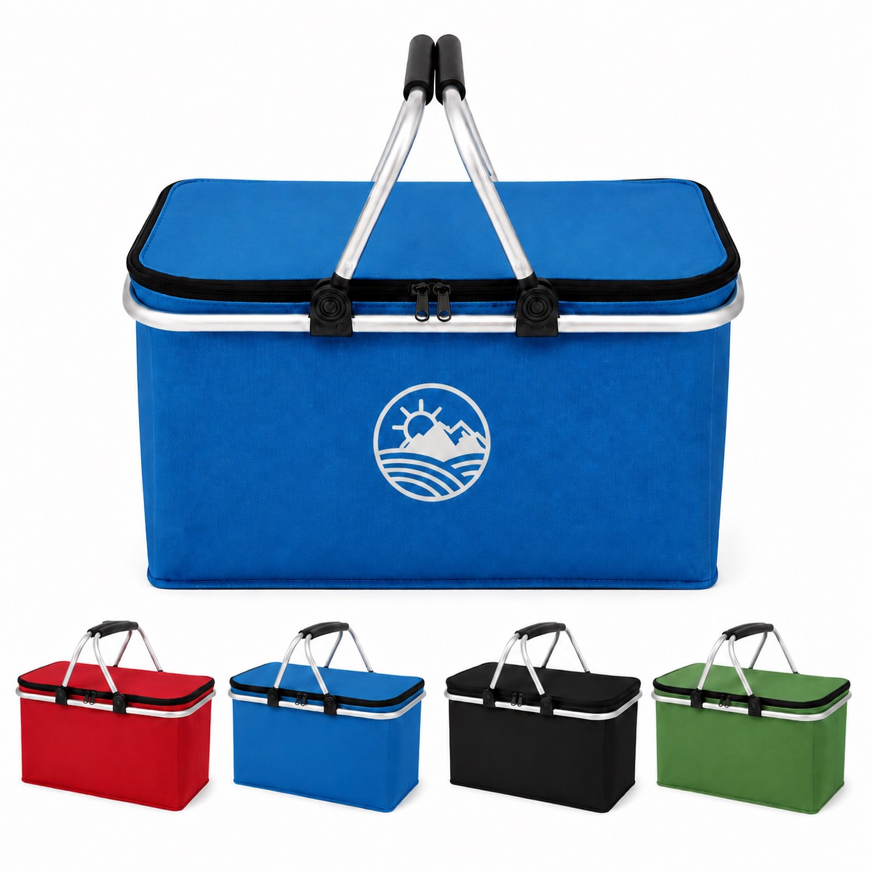 Insulated Oxford Basket With Folding Frame