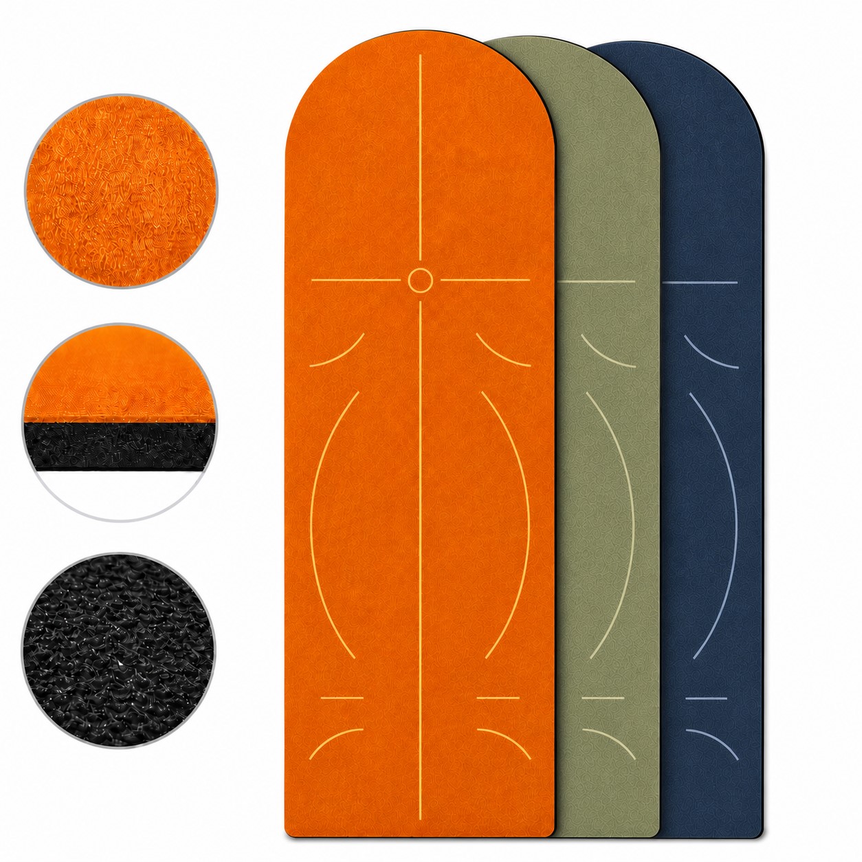 Arch Top Matte PU Yoga Mat
