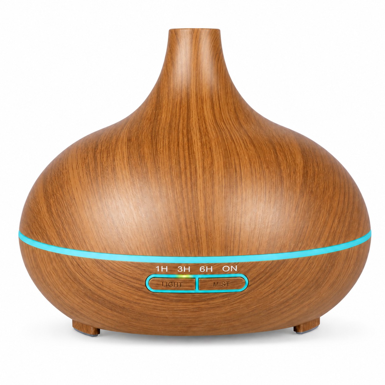 Wood Grain Diffuser Lamp — Brown