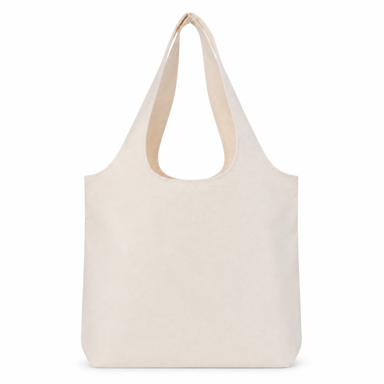 Open Top Cotton Canvas Tote — view 2