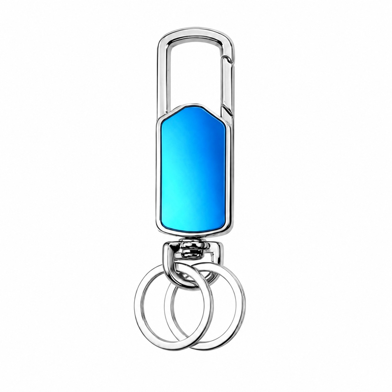 Swivel Zinc Alloy Opener Keychain With Dual Rings — view 2