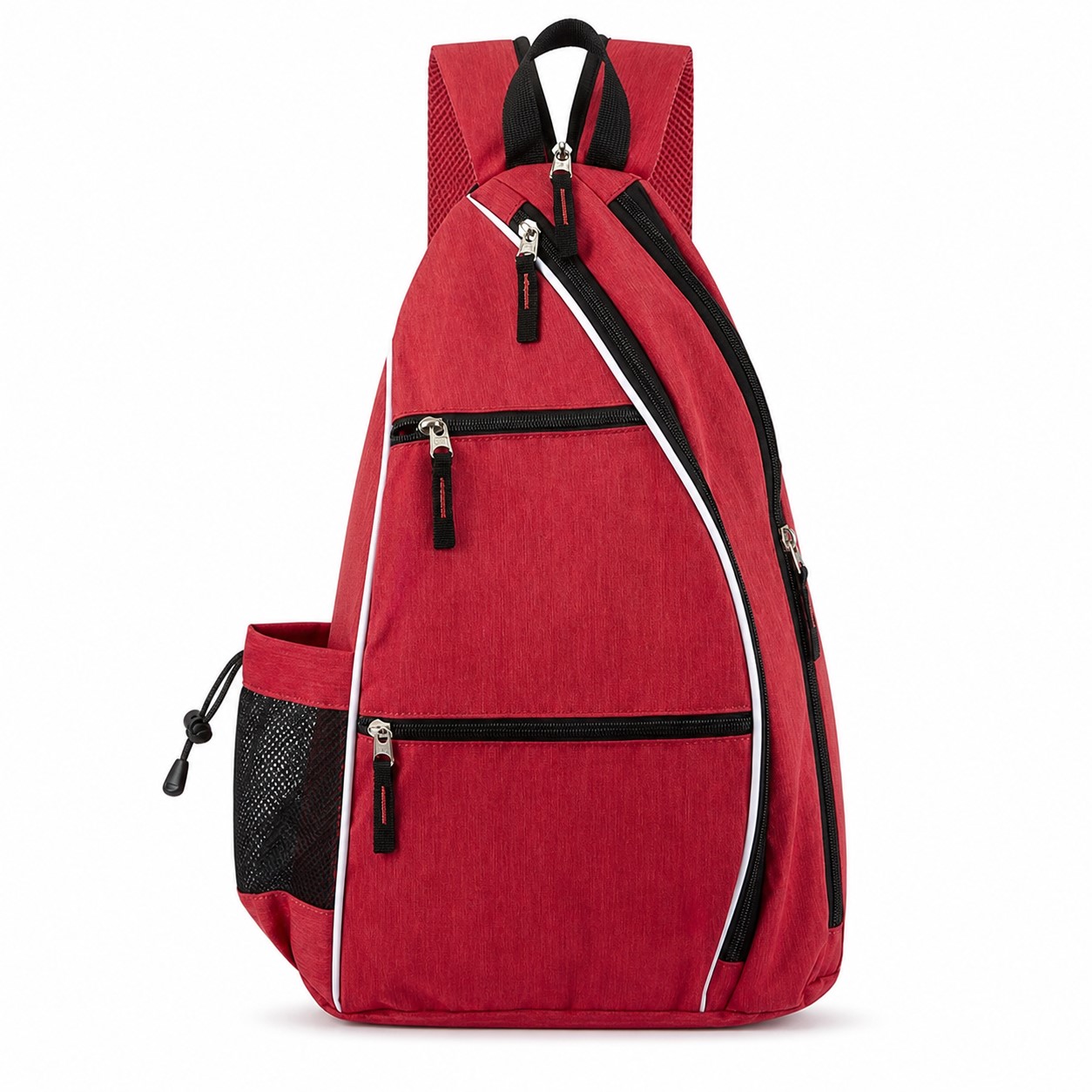 Triangular Polyester Pickleball Sling Backpack — view 2