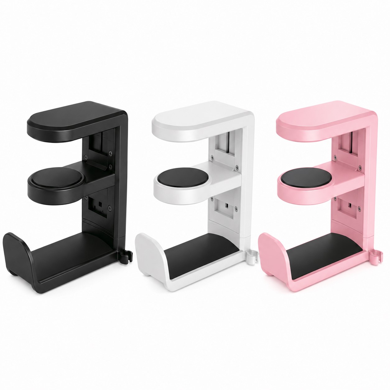 Clamp On Rotating Headphone Stand