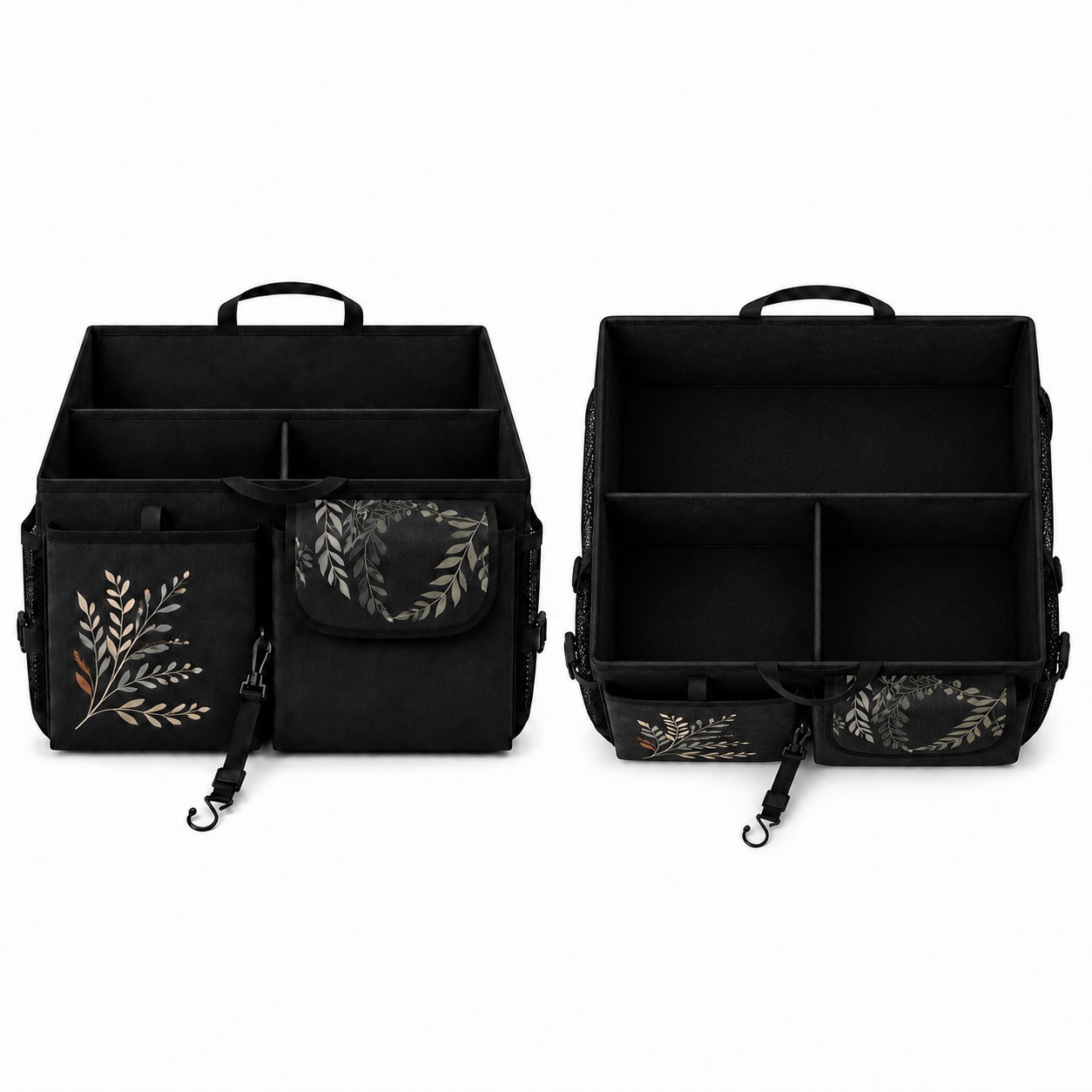 Foldable Three Compartment Car Trunk Organizer