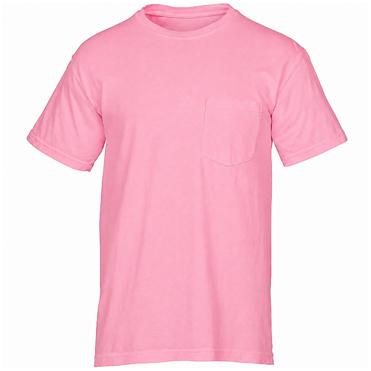 Garment Dyed Ringspun Pocket Tee — Pink