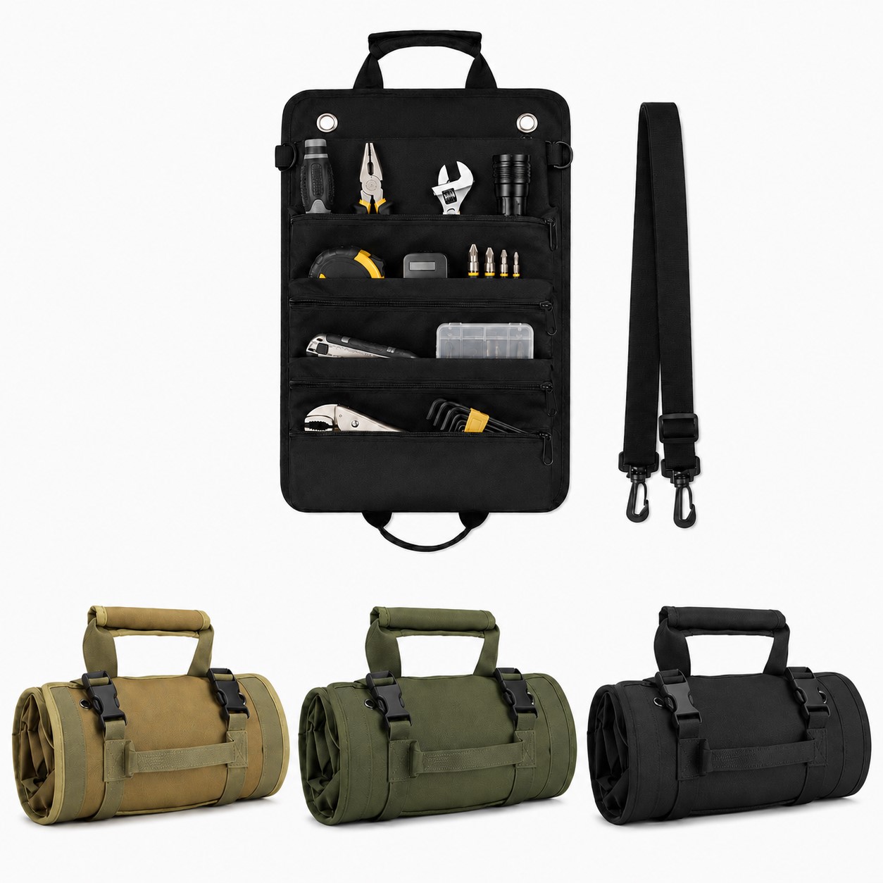 Waterproof Oxford Tool Roll Bag